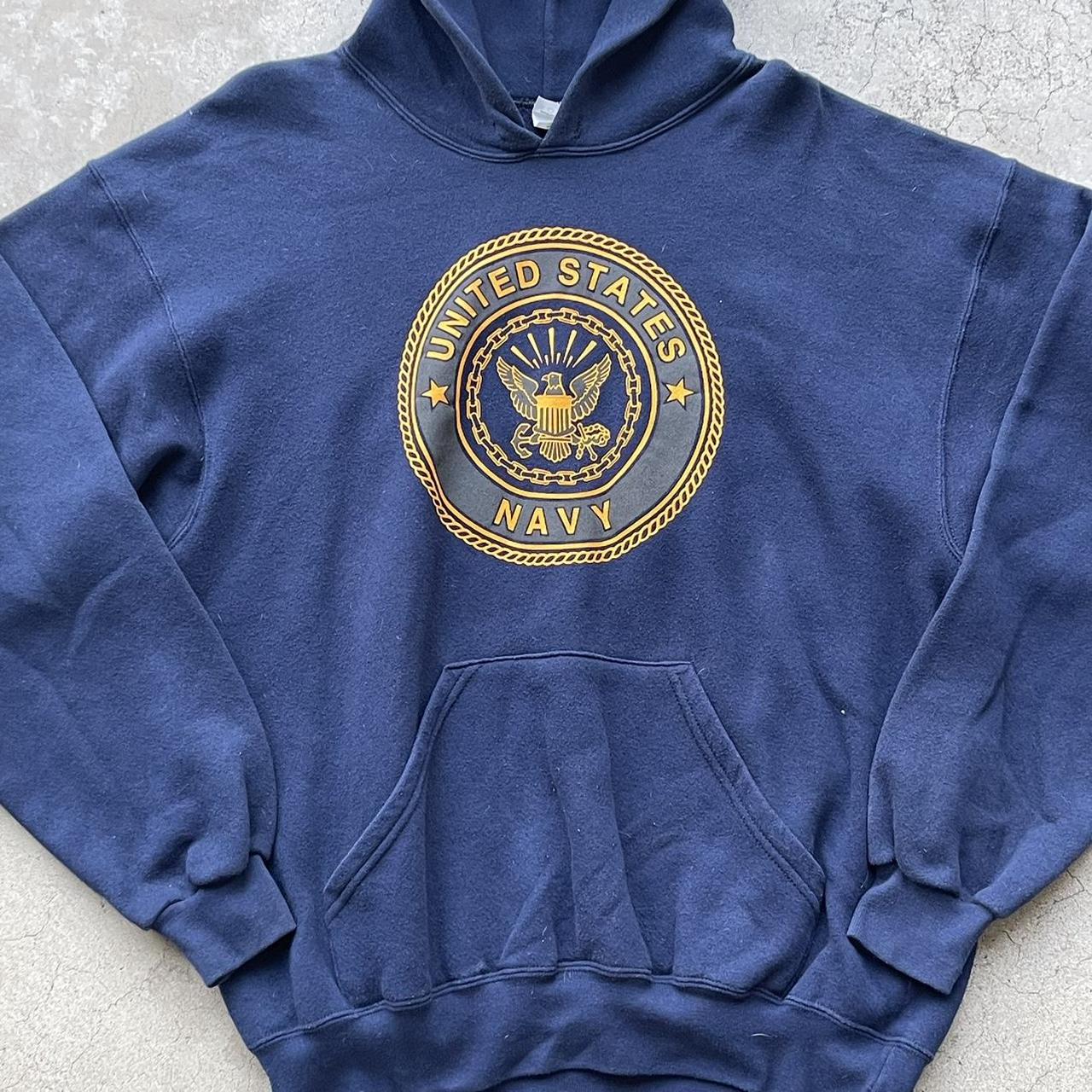 Vintage Soffe United States Navy Hoodie Made In USA Size S