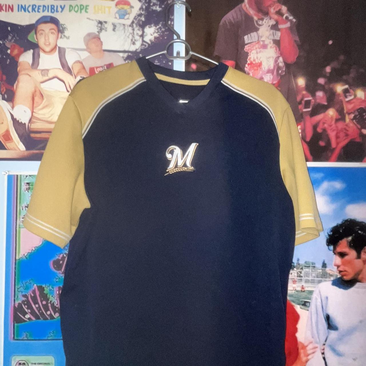 Vintage Milwaukee Brewers Longsleeve Shirt - Depop