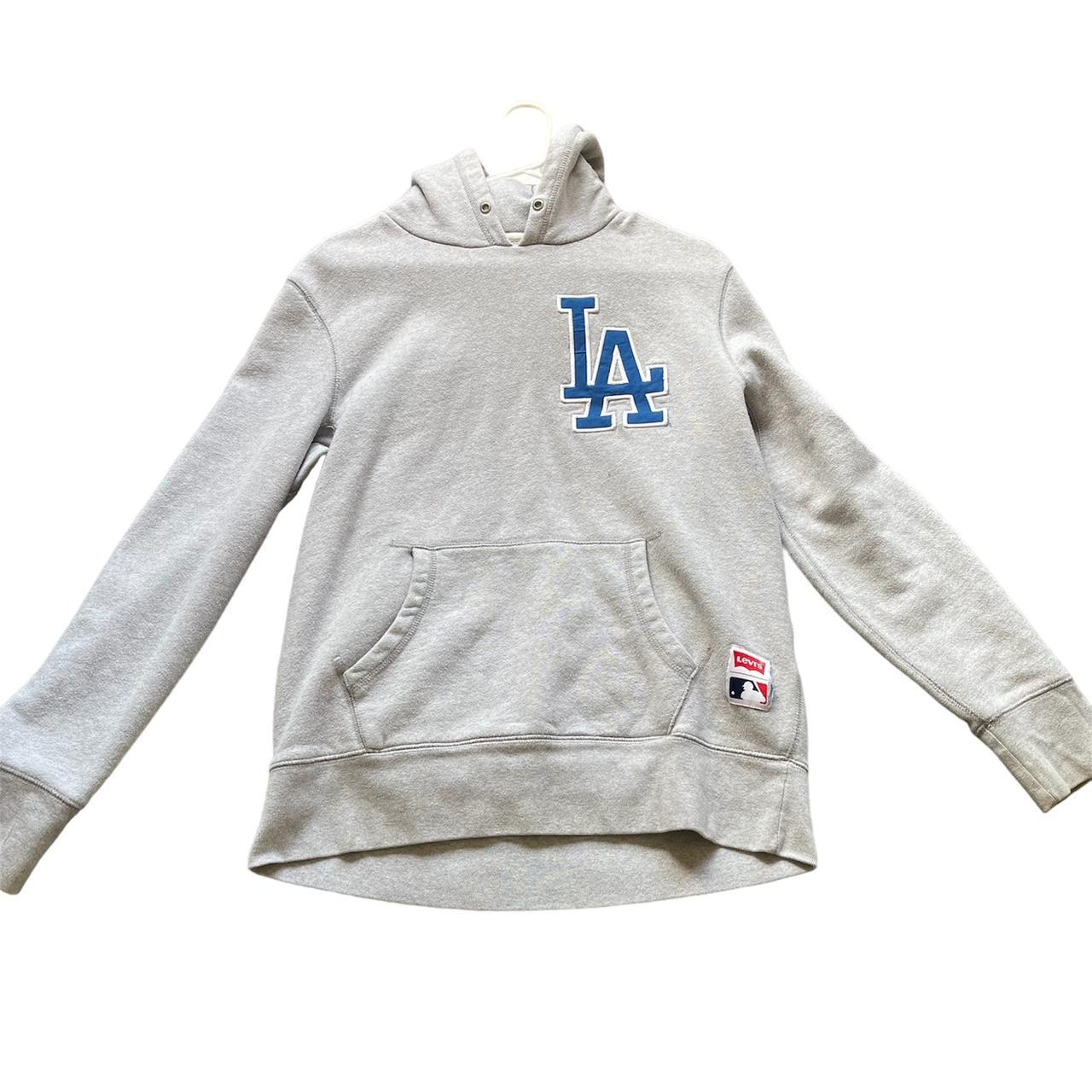 Levi's Los Angeles Dodgers Mlb Long Sleeve Hoodie in Gray for Men