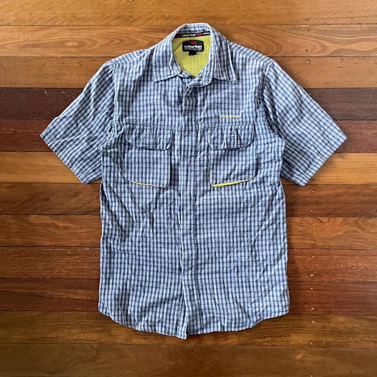 Vintage Suburban Plaid Skate Buttonup super nice... Depop