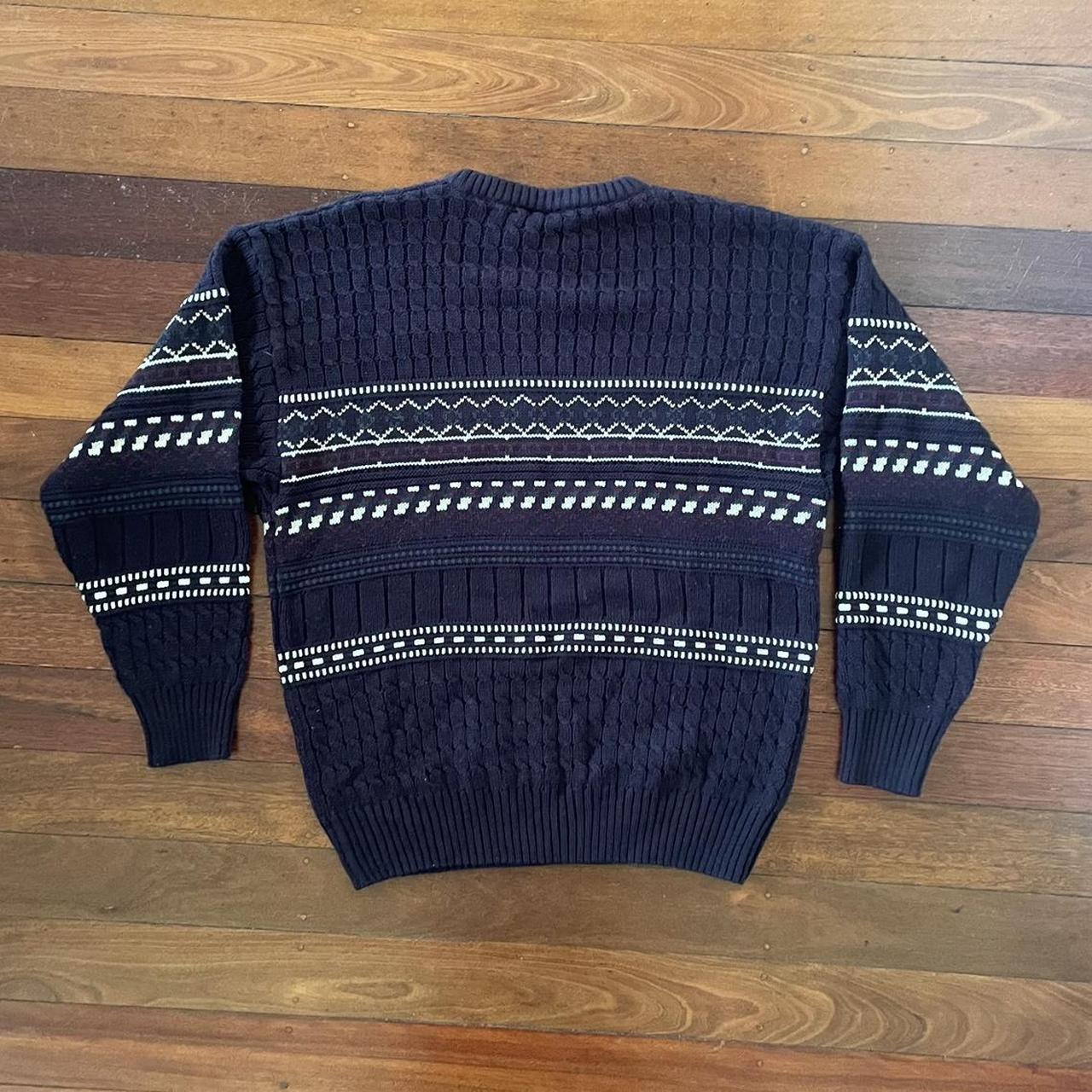 Vintage Heavyweight Textured Sweater sick vintage... - Depop