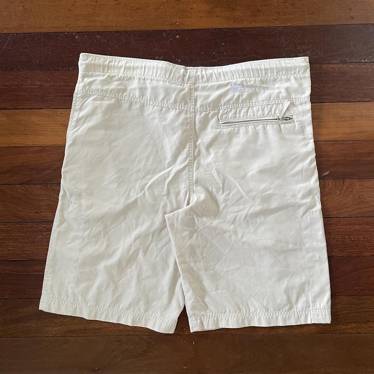 Vintage Maui Blue Surfwear Cargo Utility Shorts... - Depop