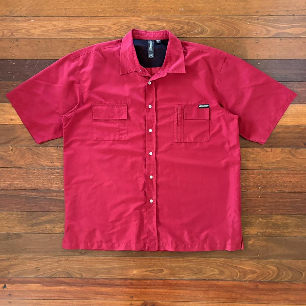 Vintage Y2K Jimmy’z Boxy Skate Buttonup Shirt... Depop