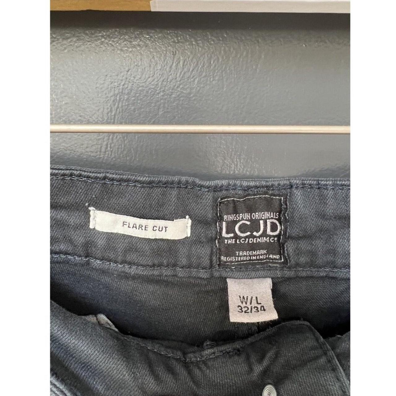 LCJ Denim Jeans Flare Cut Men's 32W/34L Black. Great... - Depop