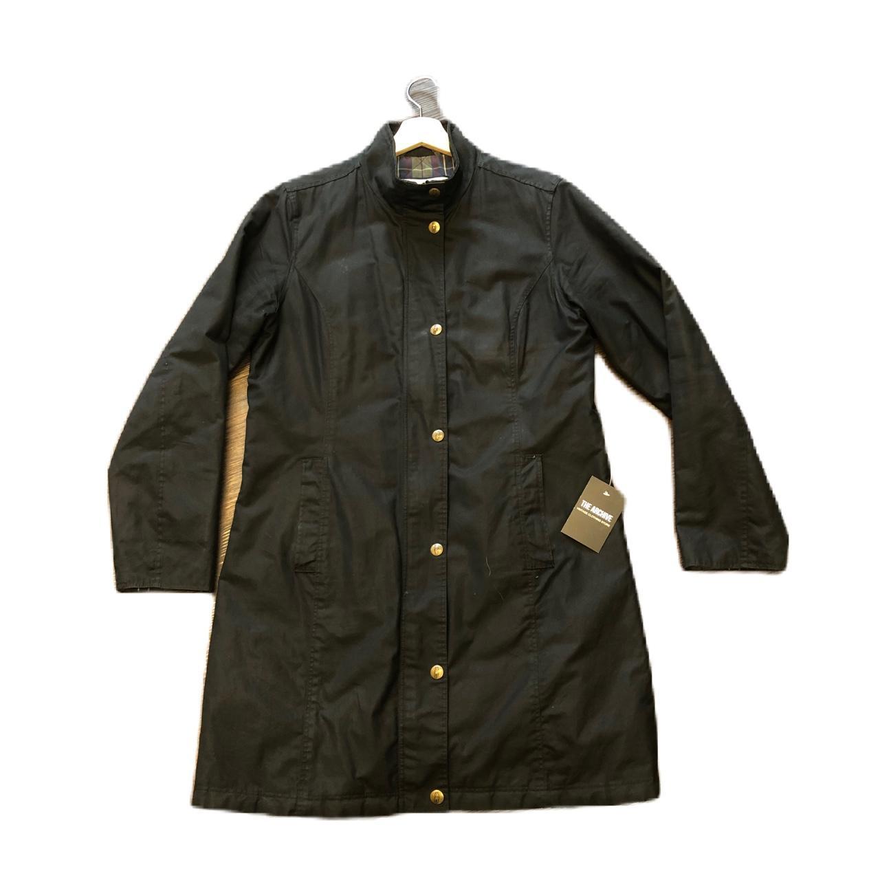 Women's Jack Murphy Black Wax Jacket Size on Depop