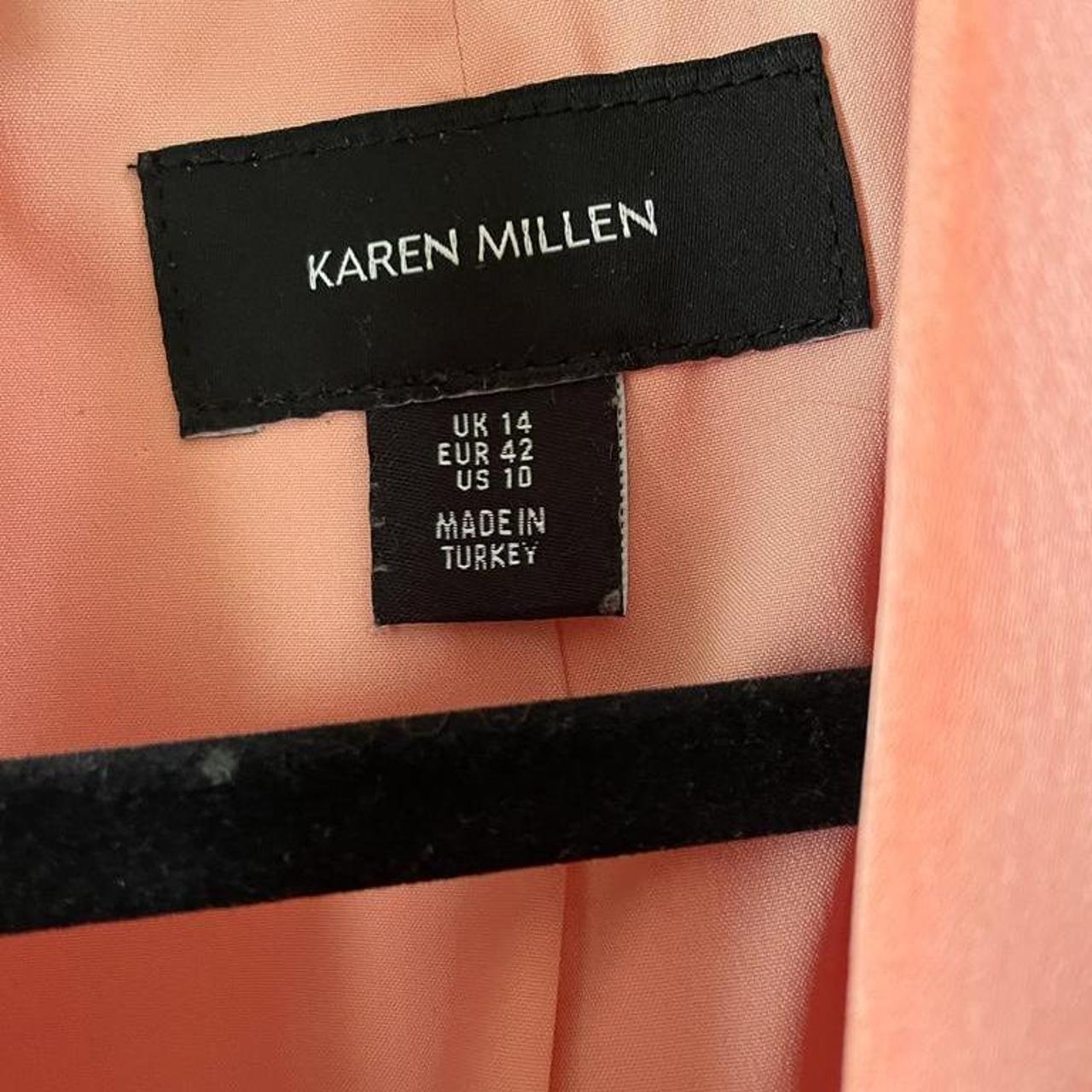 Karen Millen tailored tuxedo wrap dress. UK Size 14.... Depop