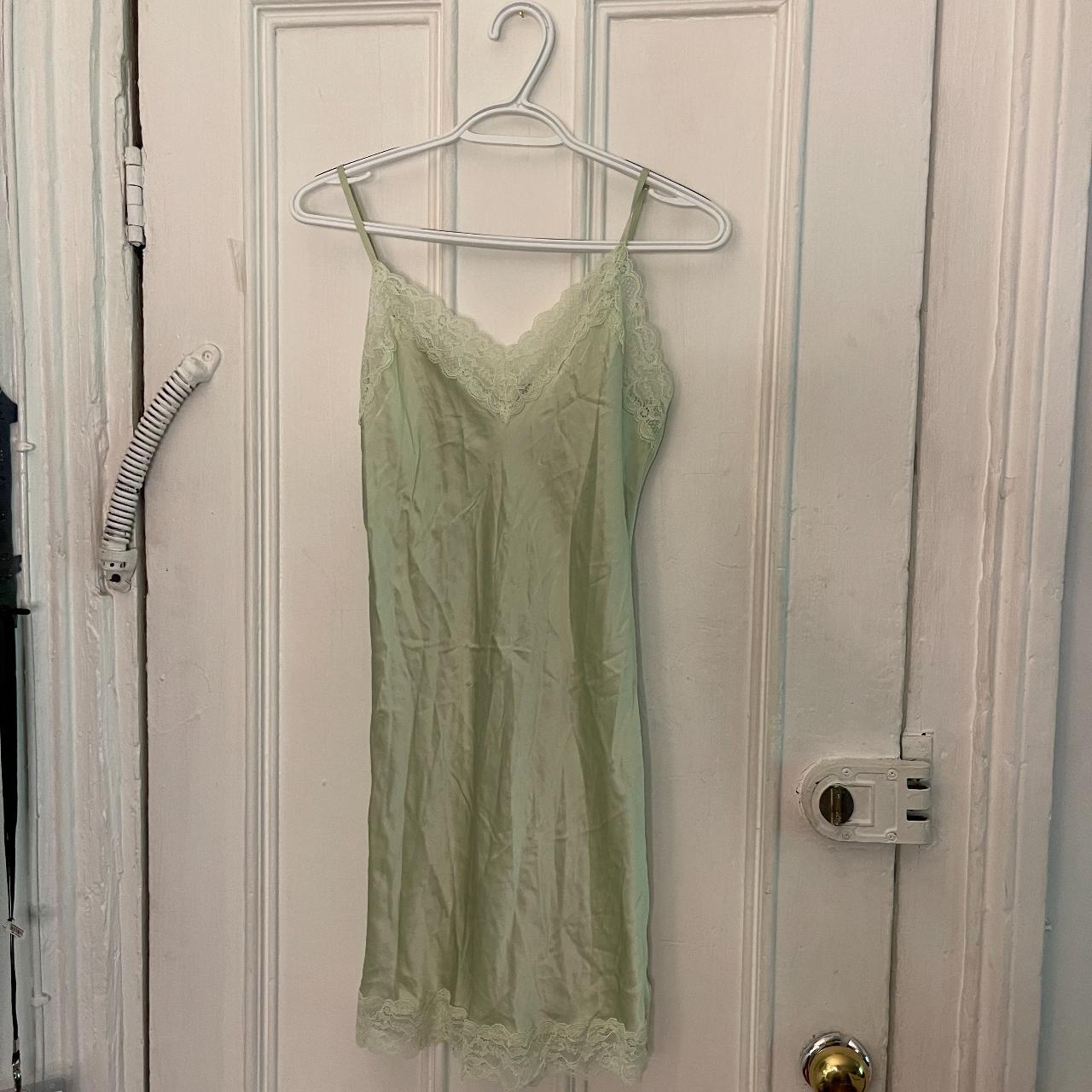 Light green cheap slip dress