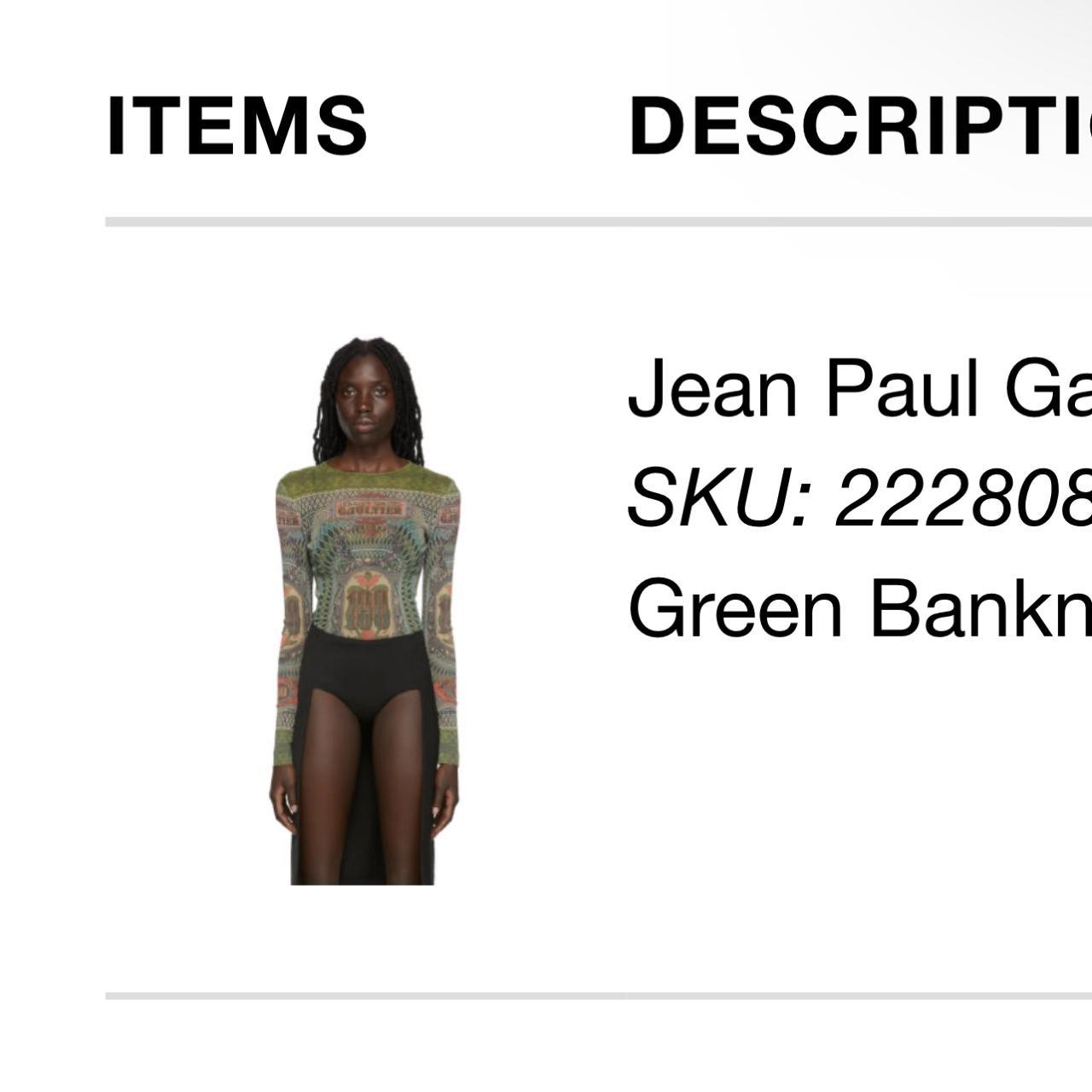 Gaultier Jeans Women's Green Shirt (3)