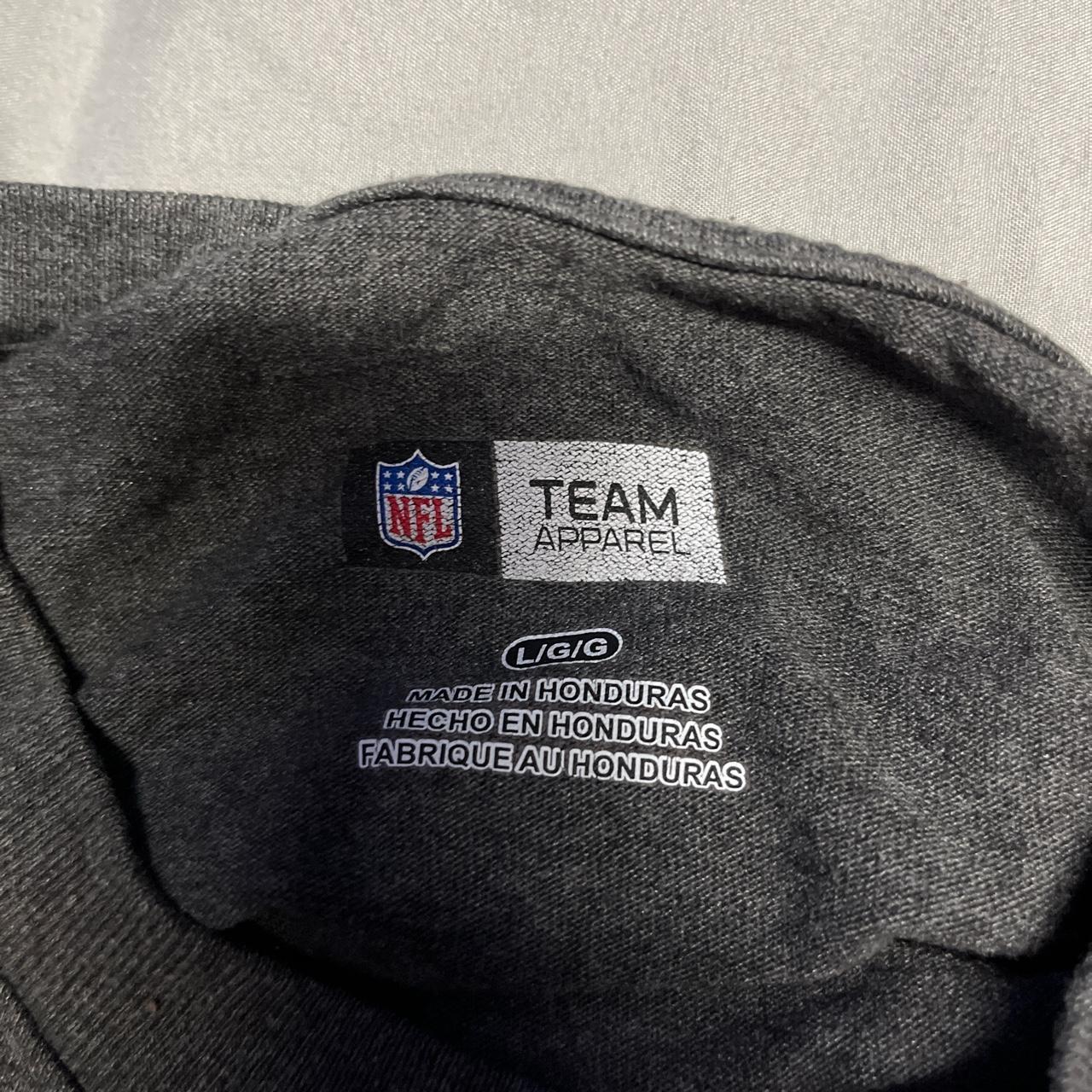 NFL T Shirt Grey longsleeve Steelers tee. Good - Depop