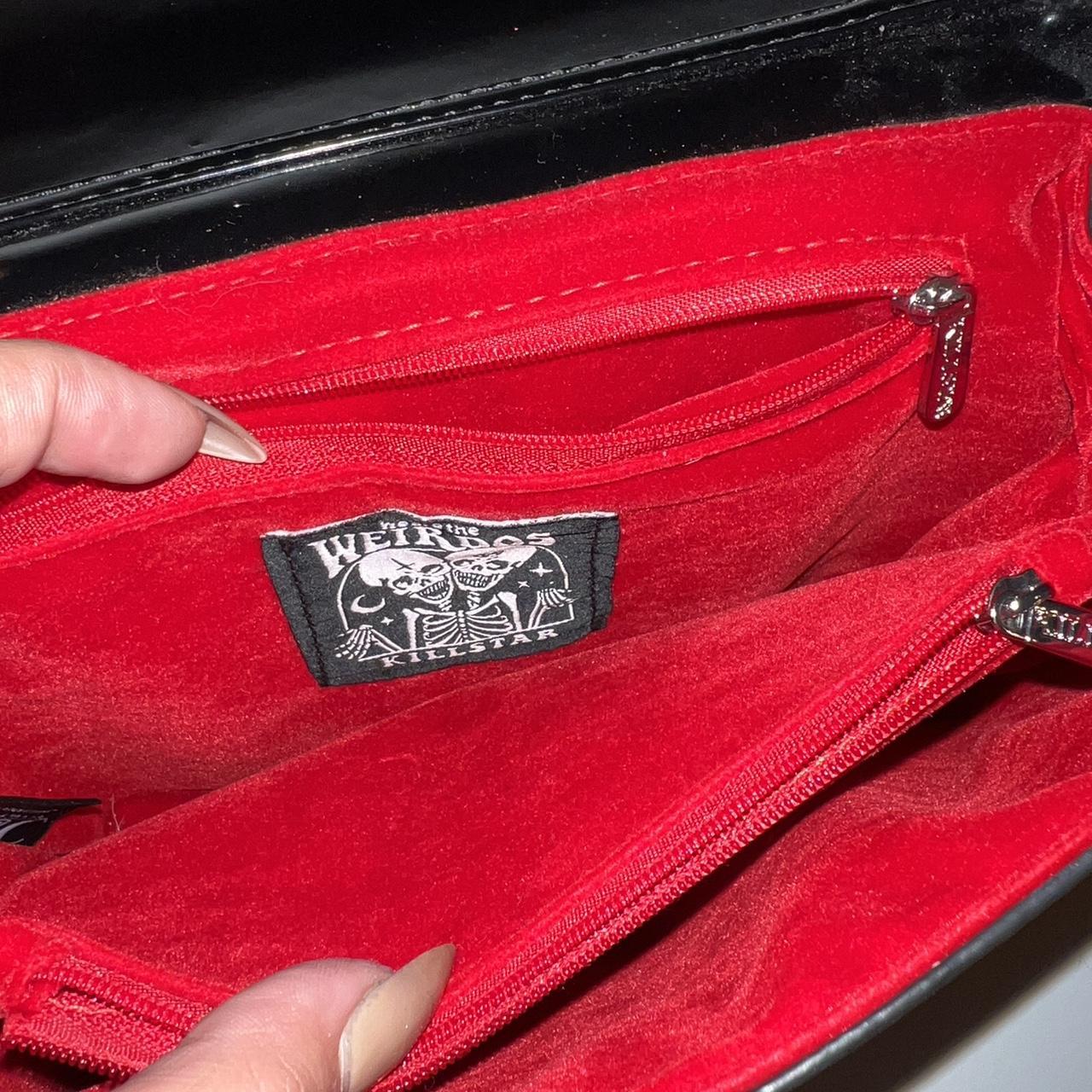 Black and red Killstar brand crossbody purse. Great... - Depop