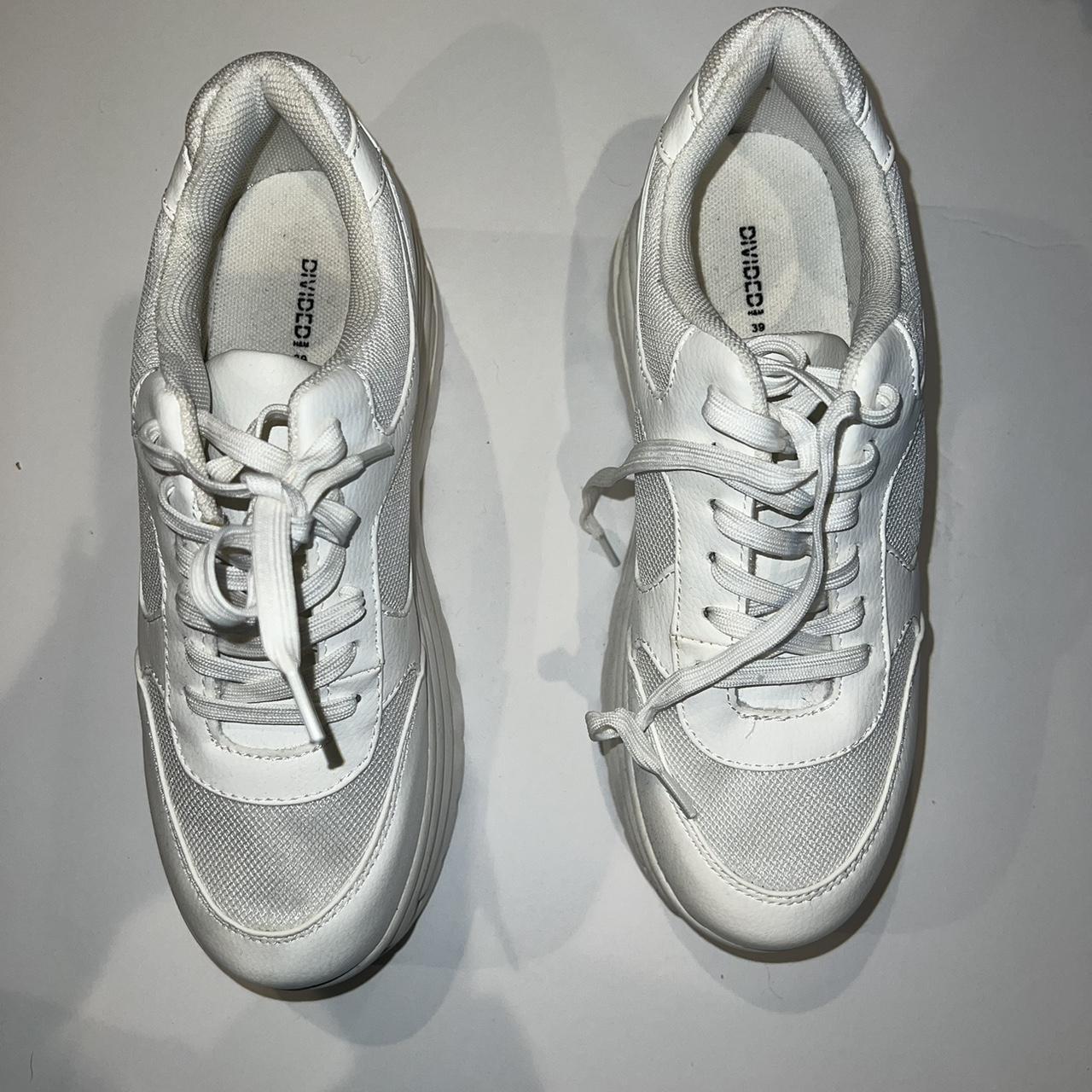 H&M Women's White Trainers | Depop