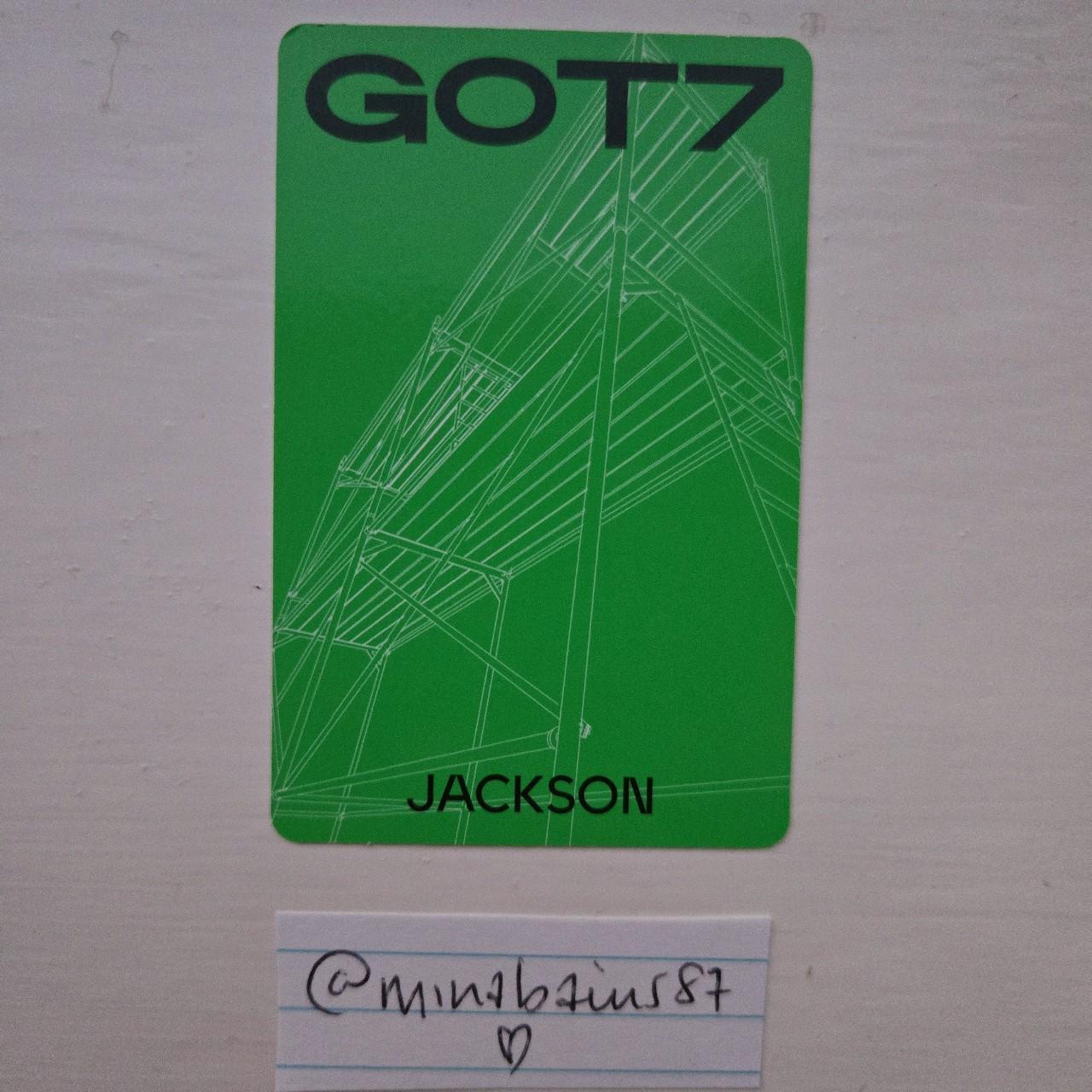 Jackson Wang Photocard Got7 from the GOT7 EP | Depop