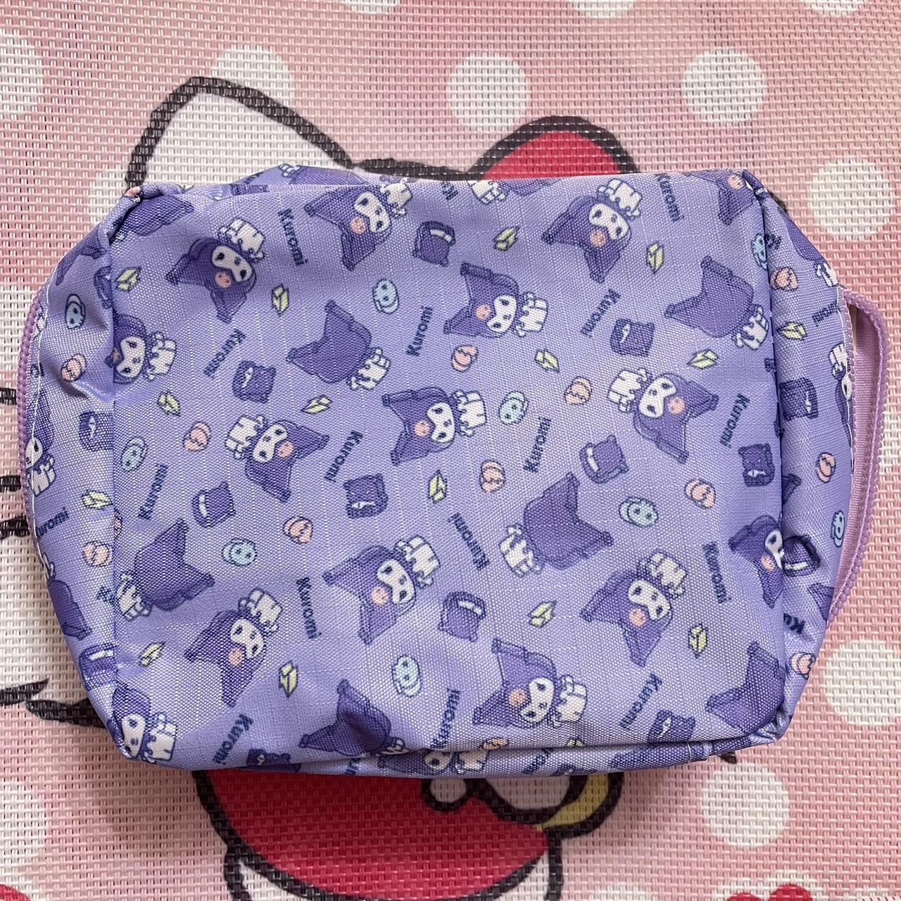 Sanrio kuromi small zip fastening purple pouch. ... - Depop