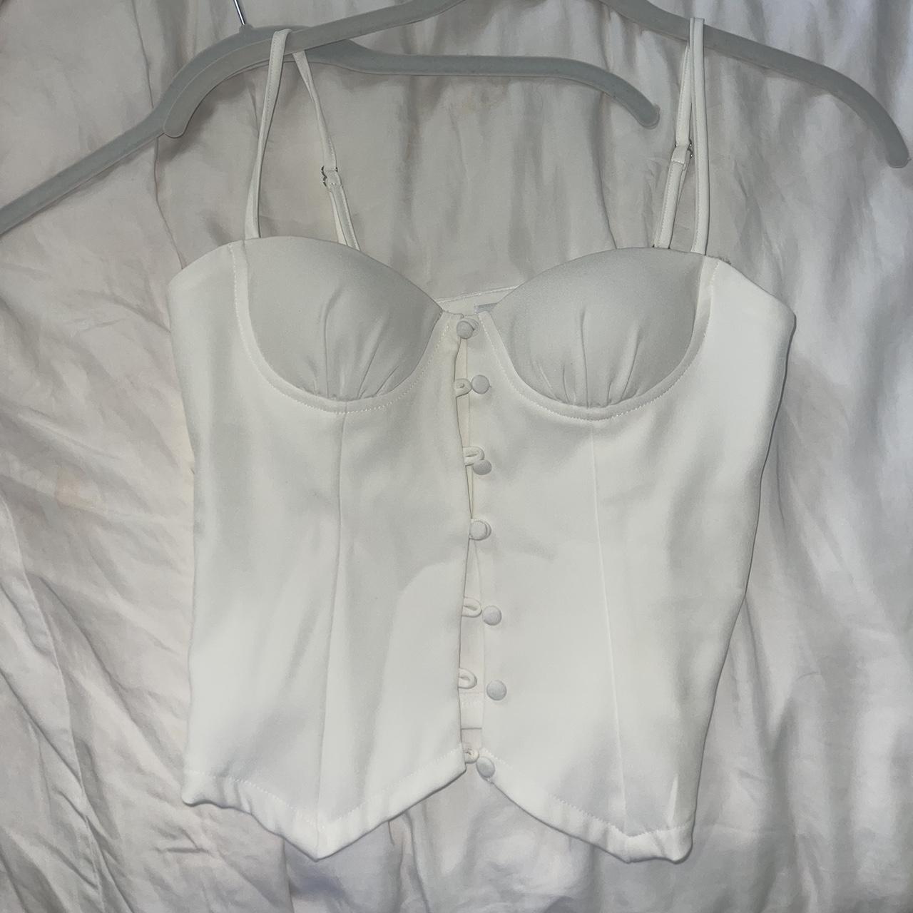 princess polly corset top!! worn ONCE, bought in... - Depop