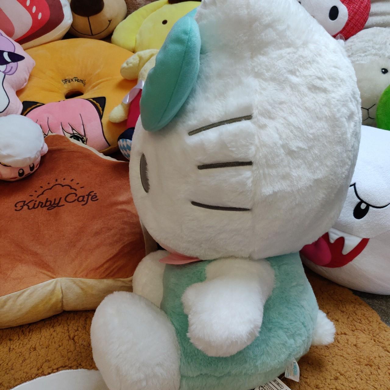 Adorable giant hello kitty plush in mint one depop