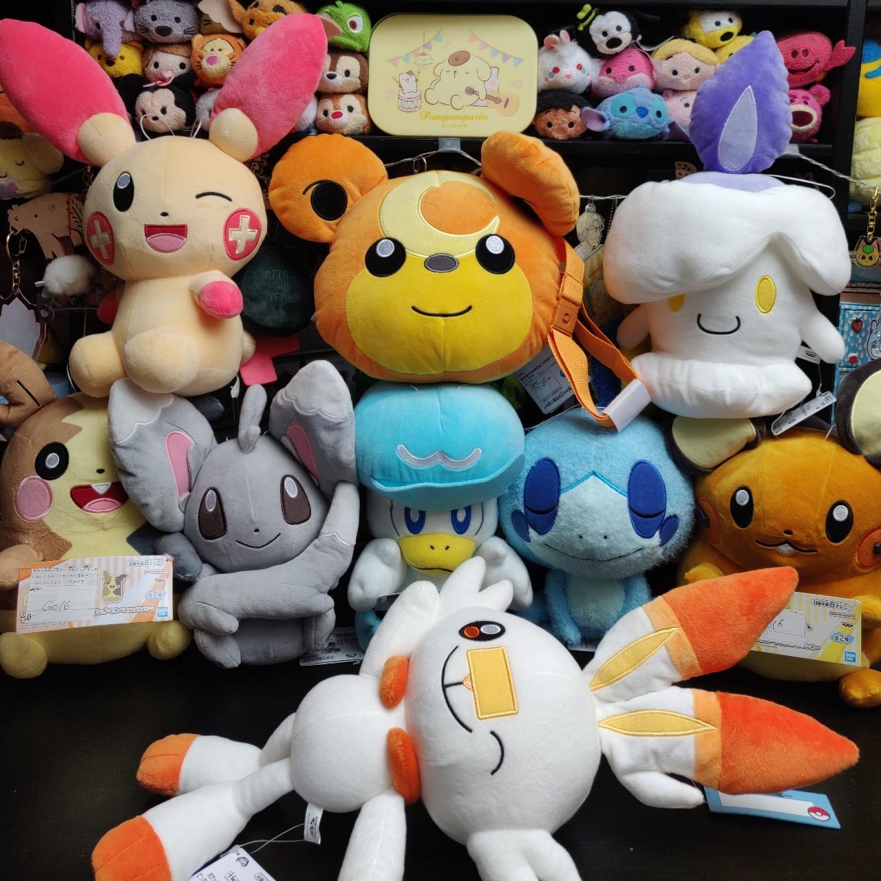 Bundle of Pokemon plushies. Nine total. Listed as a... - Depop