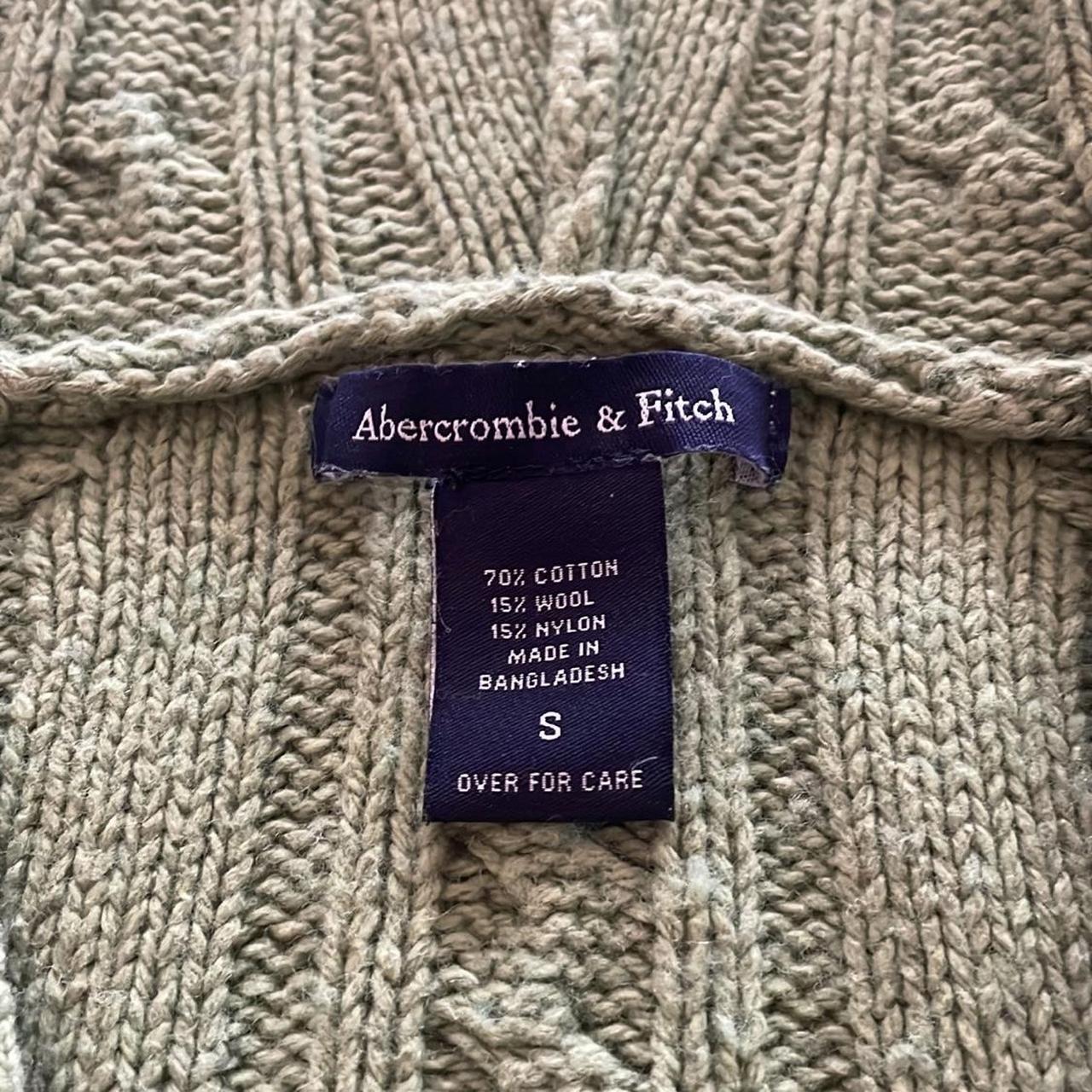 Abercrombie & Fitch green hooded sweater 🫶🏼 - Depop