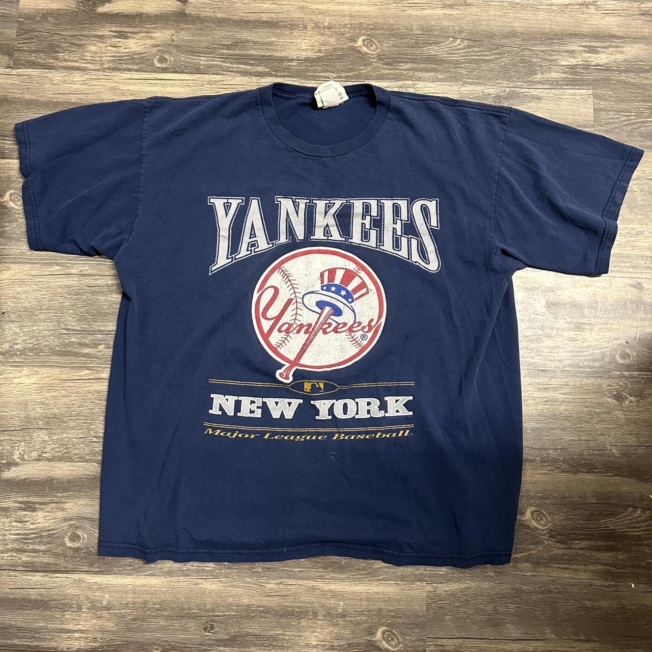 Vintage 1998 Made in USA MLB New York Yankees Lee... - Depop