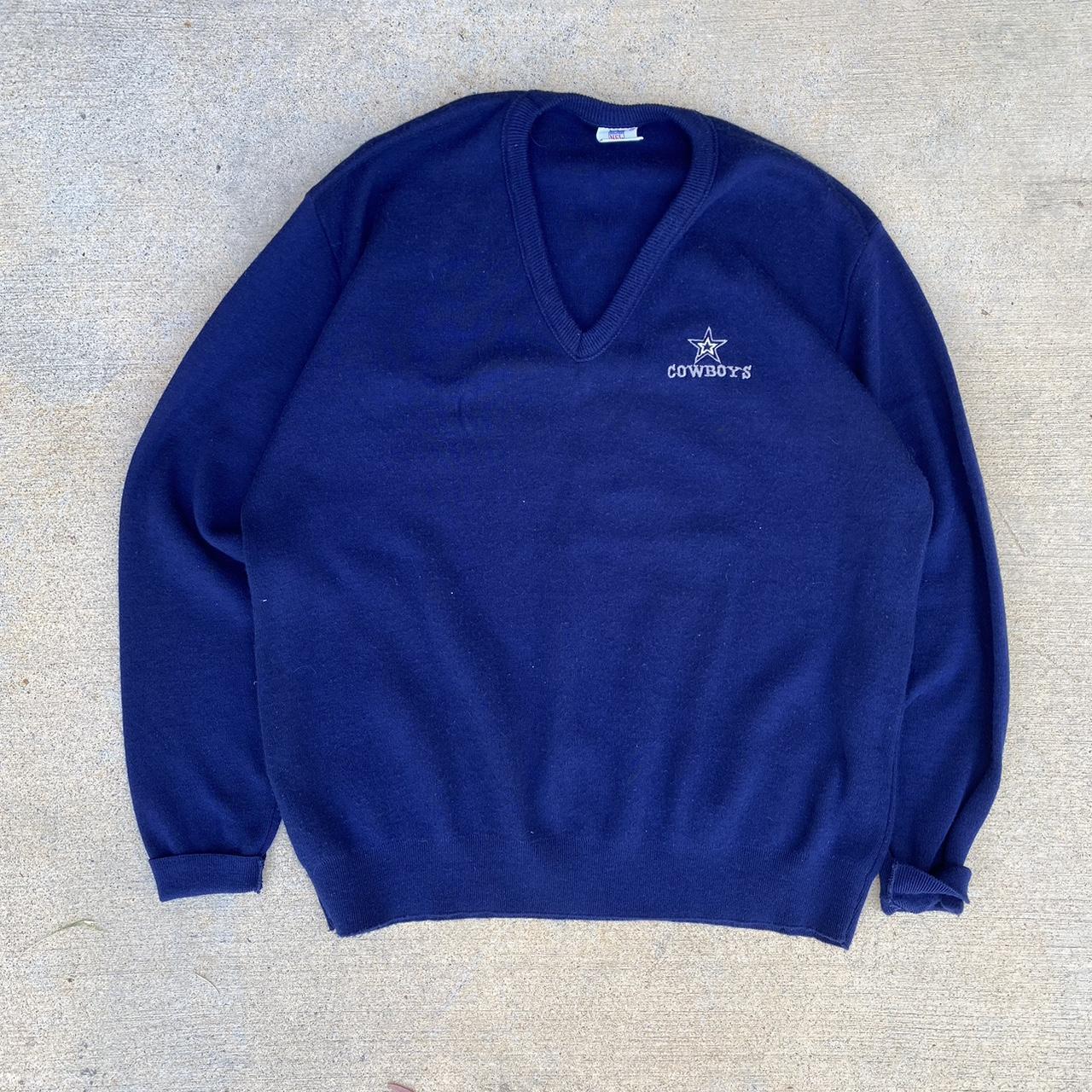 cowboys v neck pullover