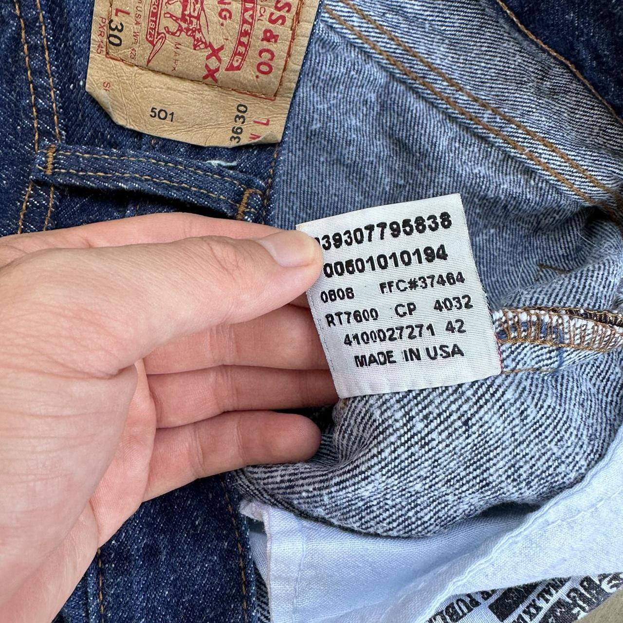 Vintage Levi 501 Jeans Made in USA Size 36/30... - Depop