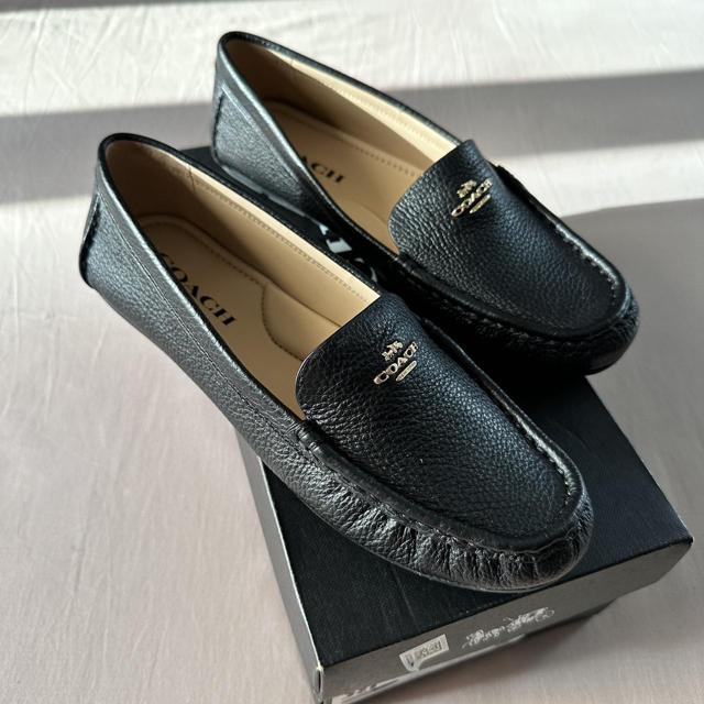 Coach black hot sale loafers