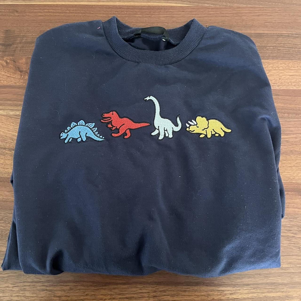 Dino pullover SHEIN In great condition, only worn a... - Depop