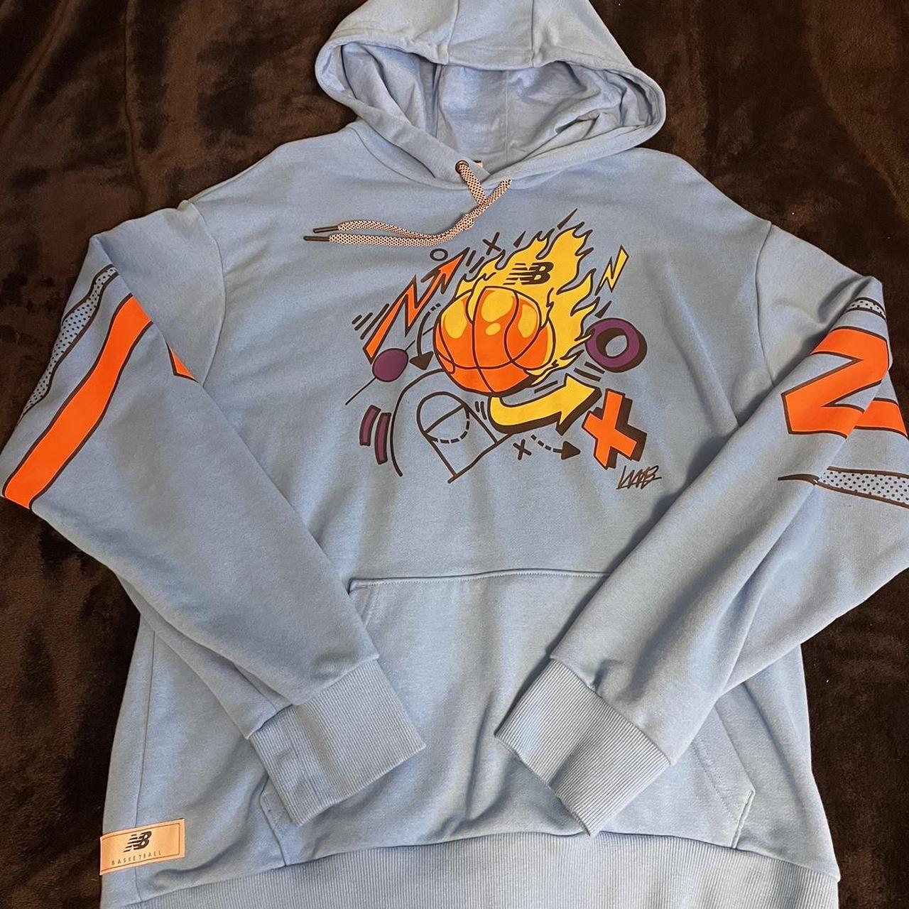 New Balance Basketball Hoodie Size Large Depop