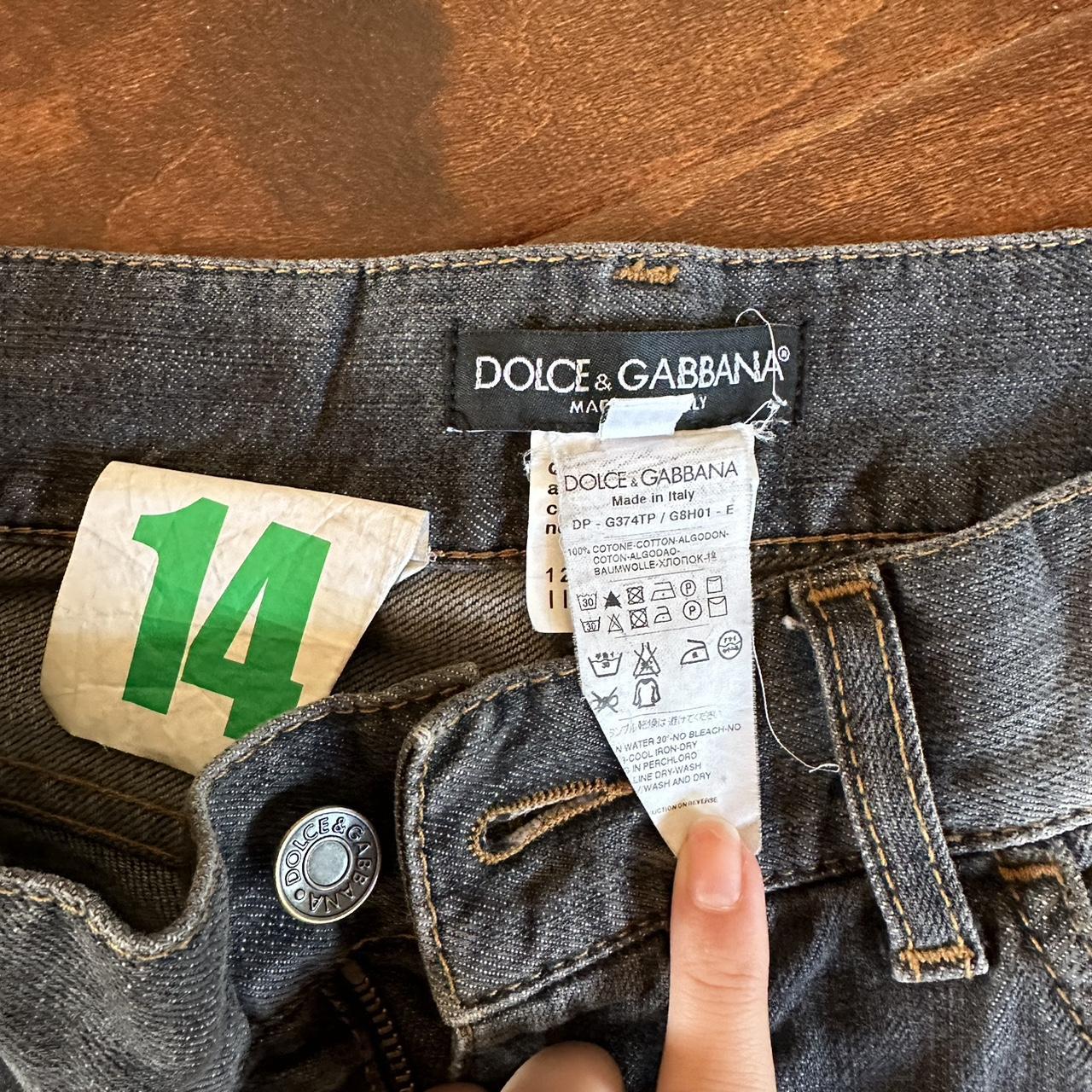 vintage 90s dolce gabbana denim unisex straight fit | Depop