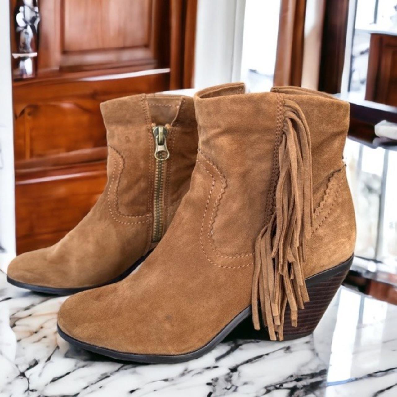 Sam edelman hot sale fringe ankle boots