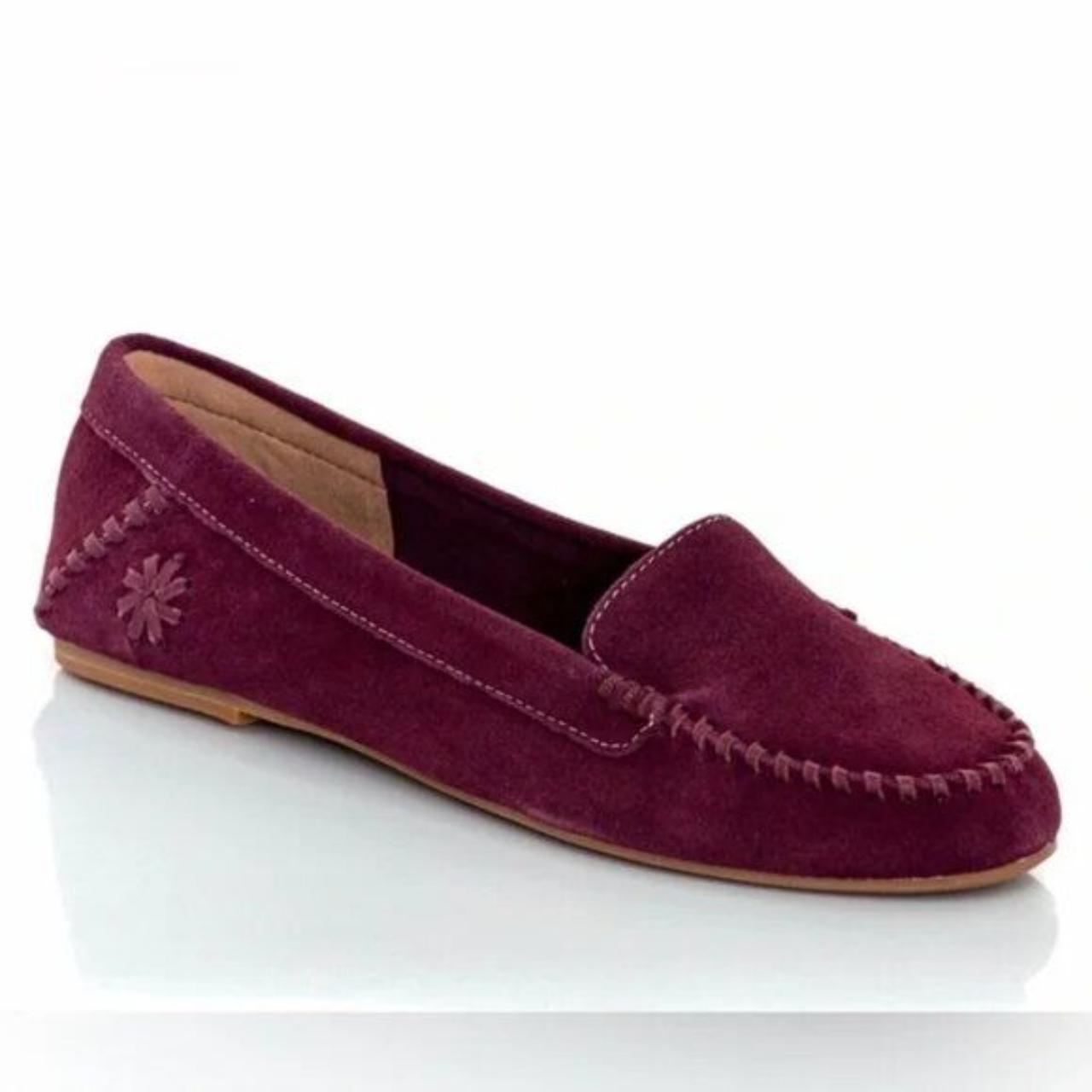 Jack Rogers Millie Burgundy Suede Depop