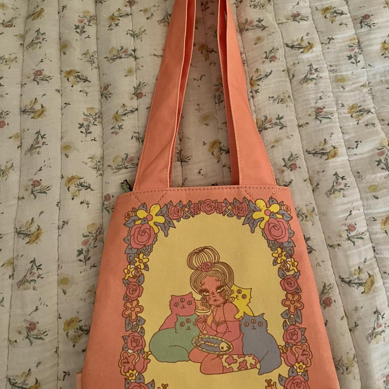 Valfre Women's Pink and Yellow Bag (2)