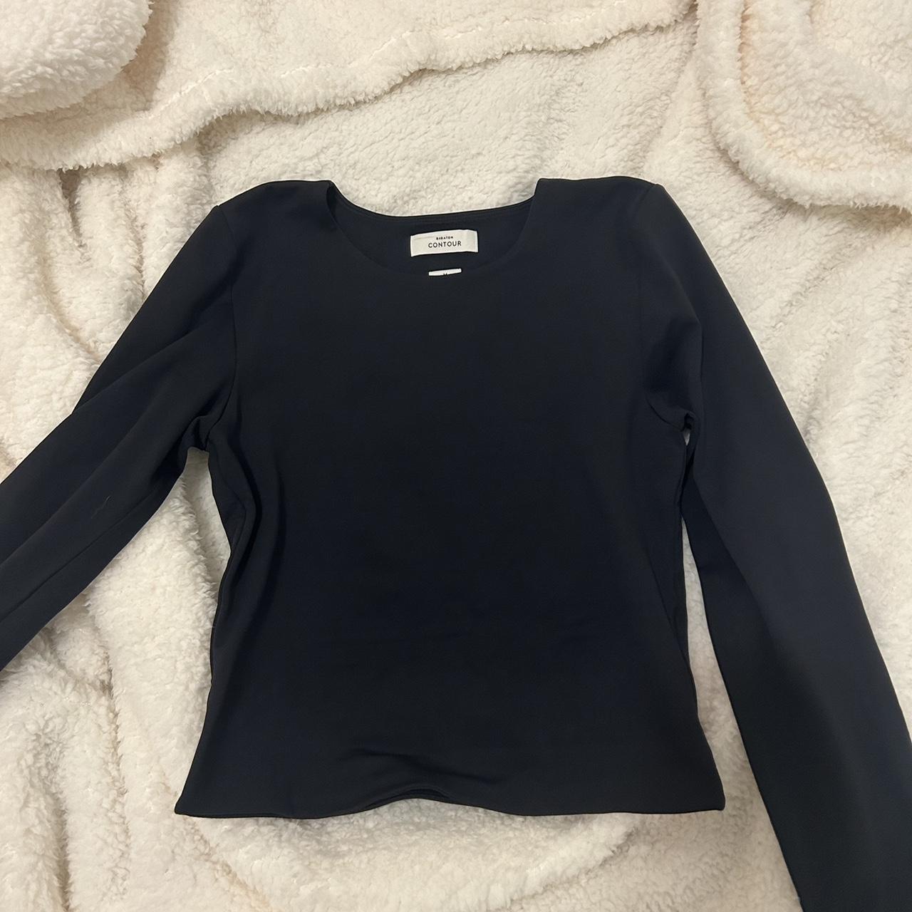 Aritzia babaton contour crewneck long sleeve - worn... - Depop