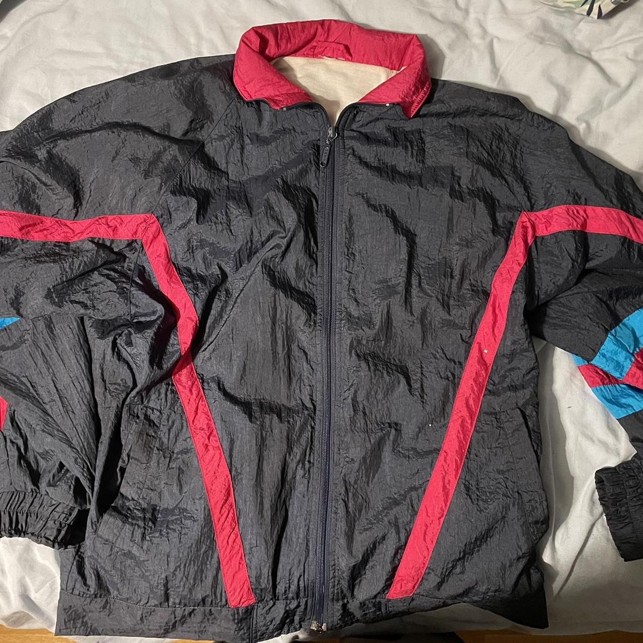 Men's Pink and Blue Jacket | Depop