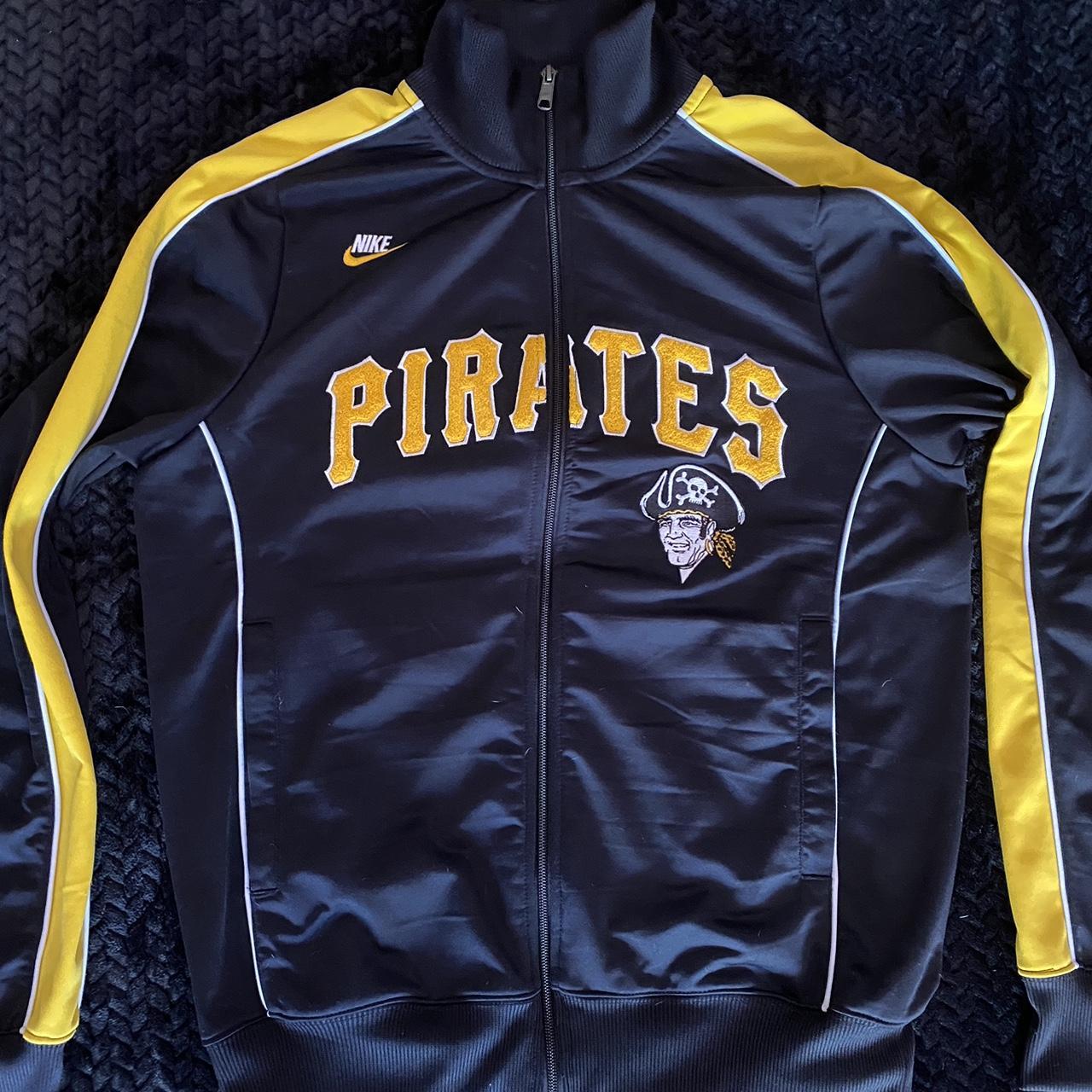 Nike Pittsburgh Pirates Jacket 21” x29” tagged | Depop