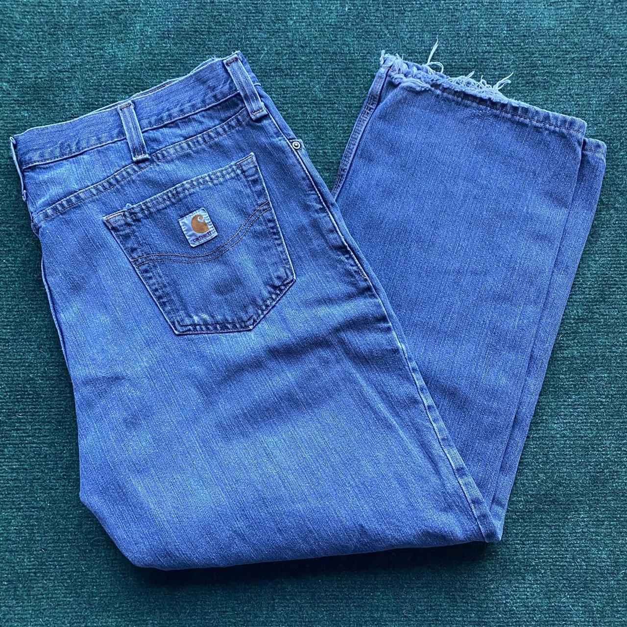 Vintage Carhartt relaxed fit jeans Size 40 x... - Depop