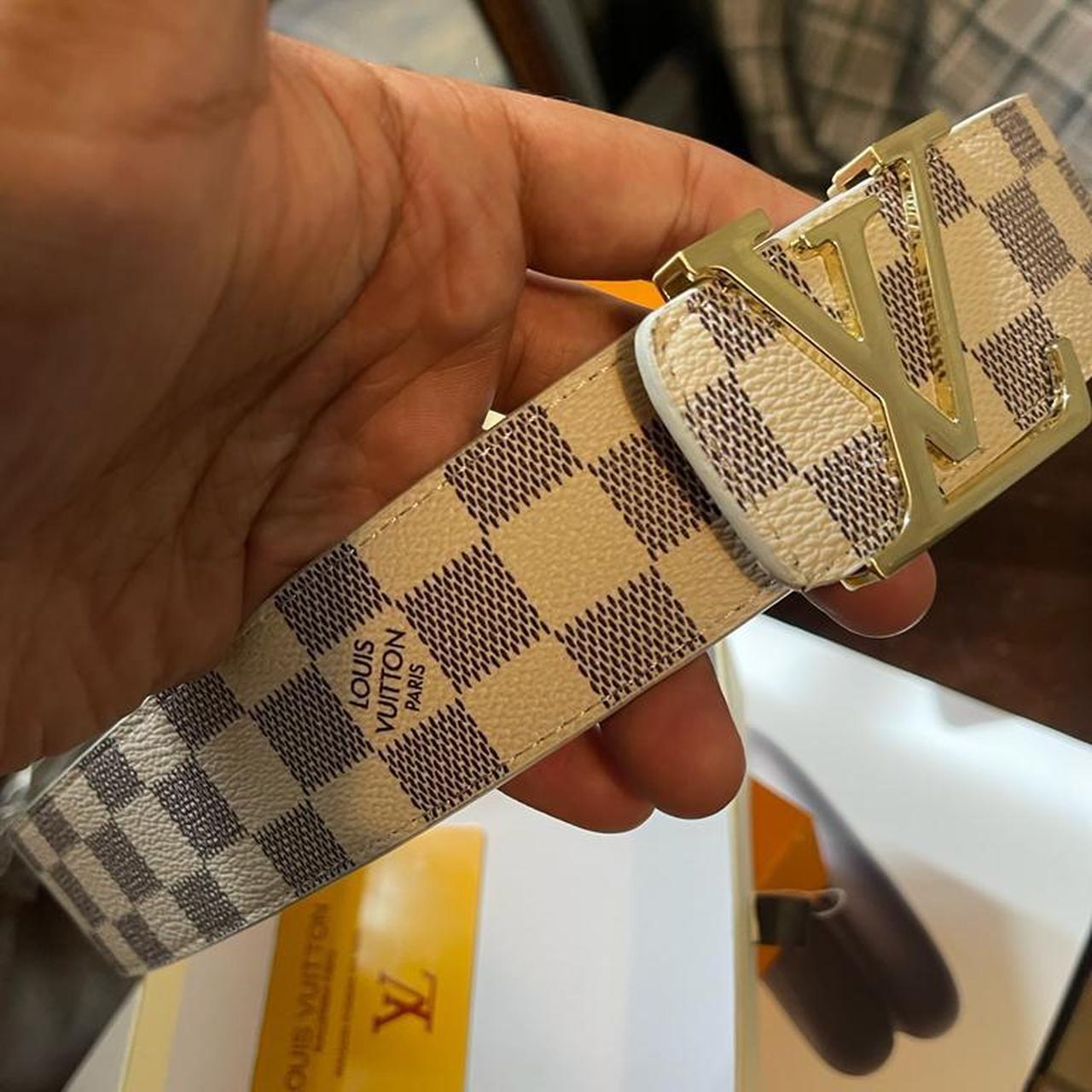 Louis Vuitton Men’s Belt Size is visible Brand... Depop