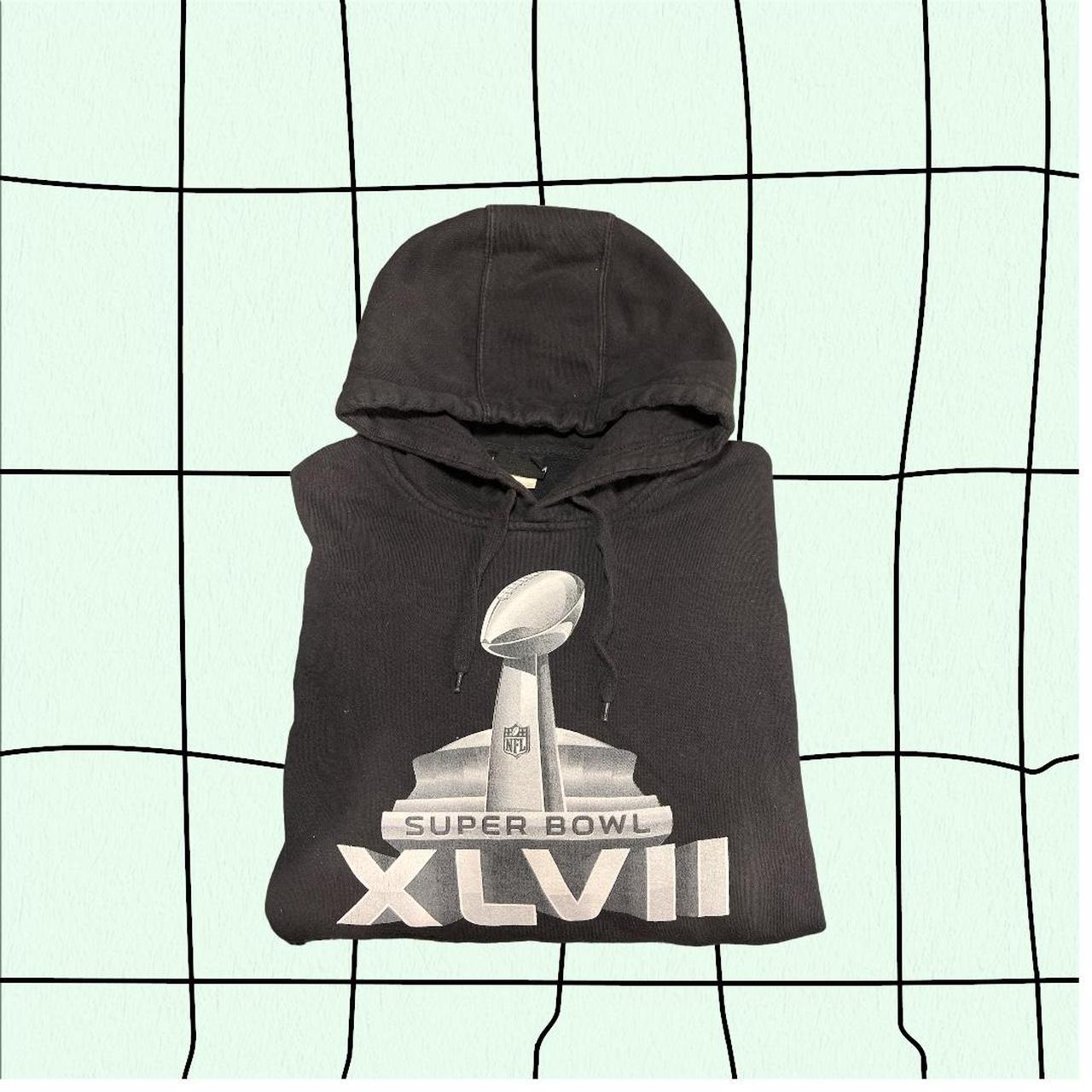 NFL Super Bowl 47 Hoodie Clean and simple Sz: L No - Depop