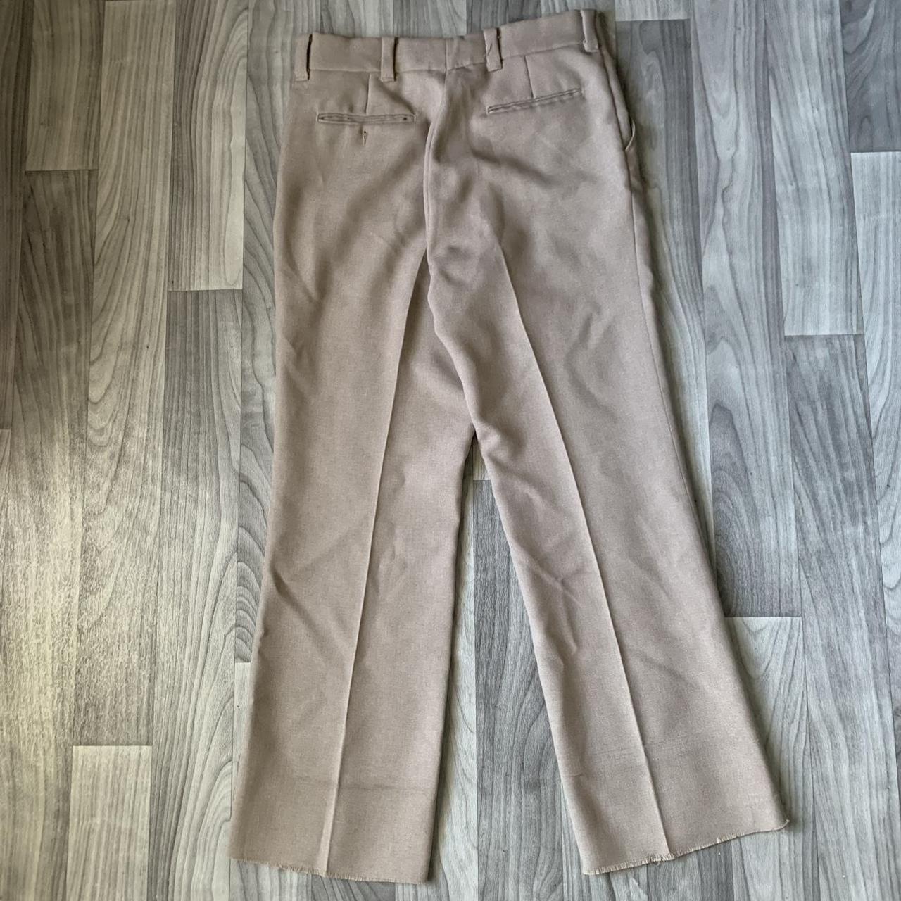 Levi's Men's Cream and Tan Trousers (2)