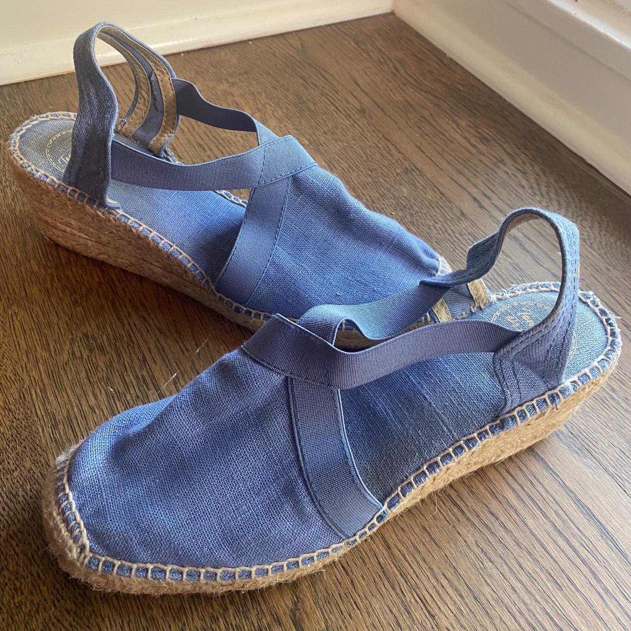 Women's Blue Sandals | Depop