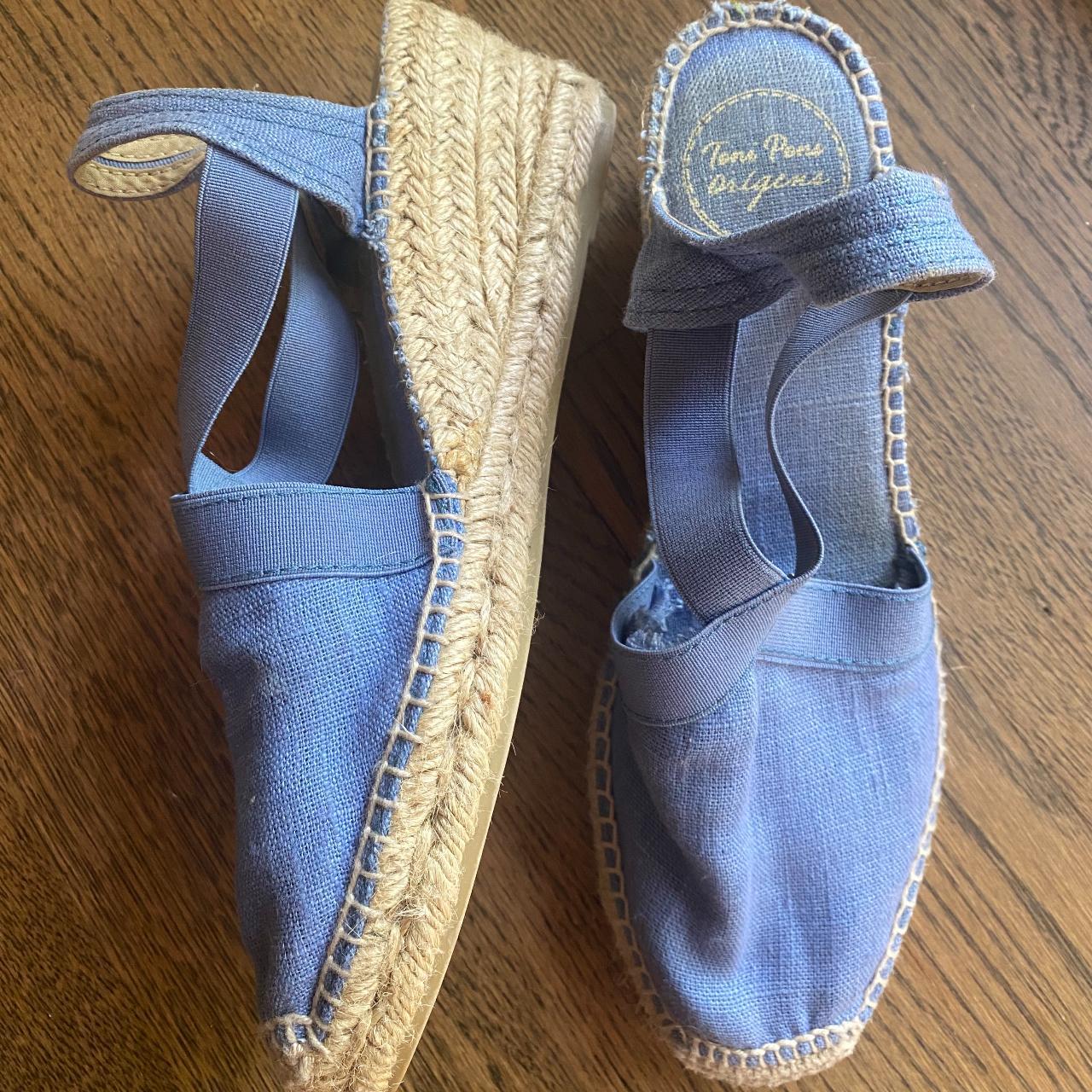 Women's Blue Sandals | Depop