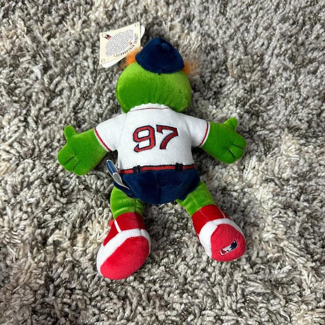 NWT Wally the Green Monster Red Sox Baseball Plush - Depop