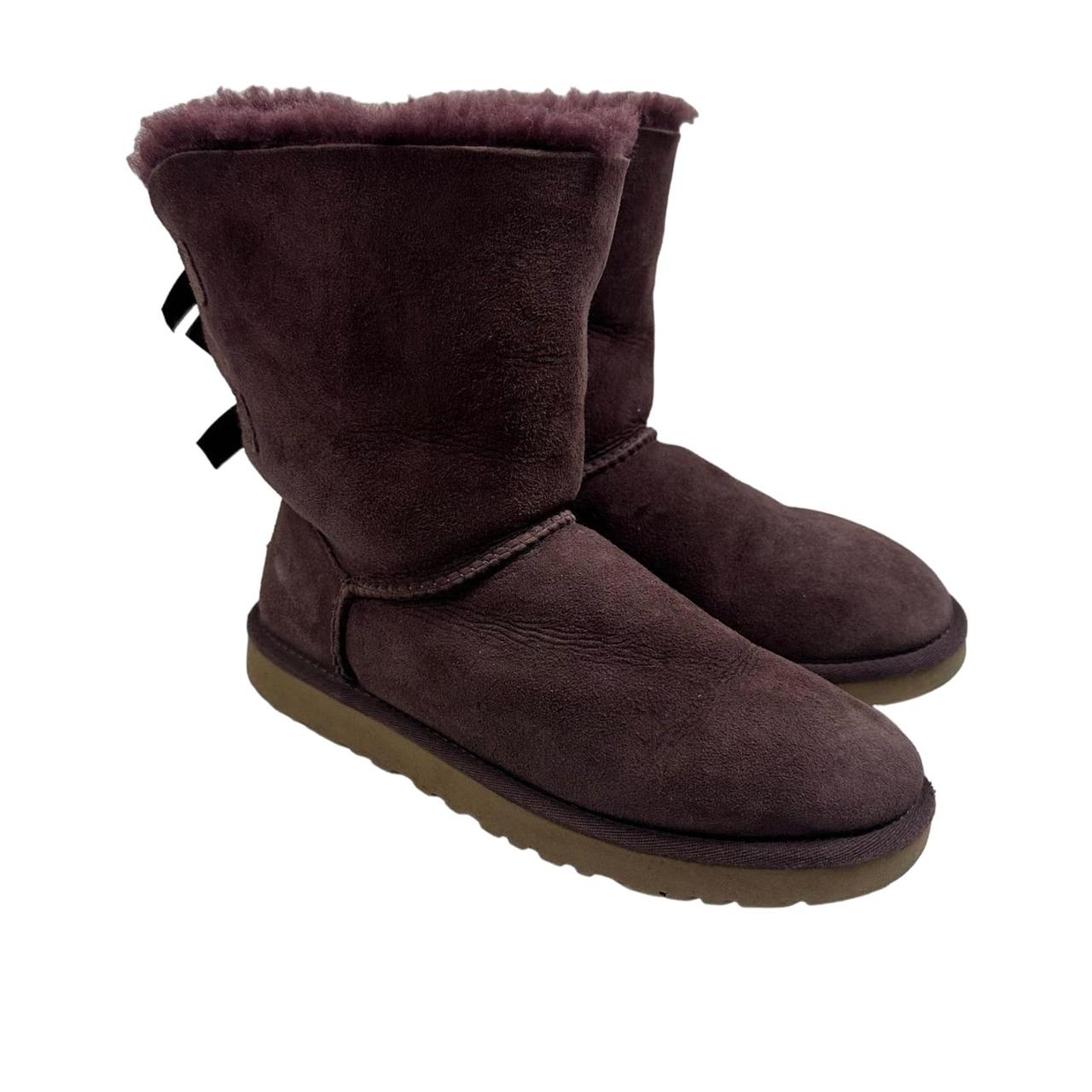 Ugg bailey bow on sale chocolate