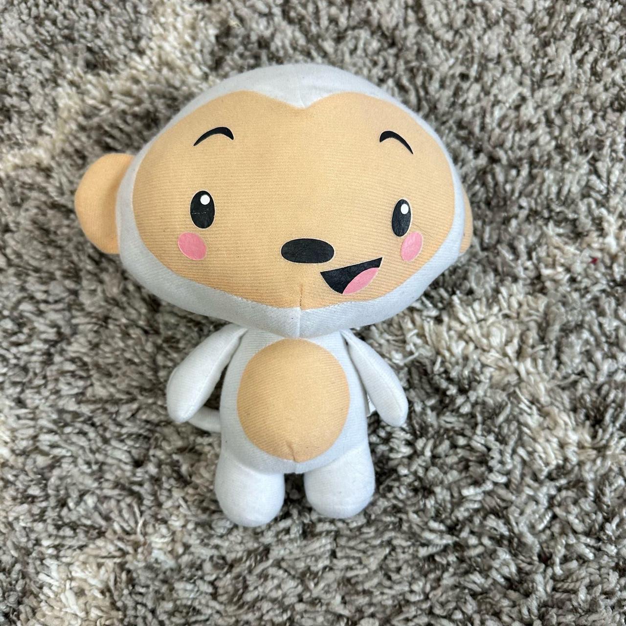 Ni Hao Kai-Lan Ho Ho Plush Toy White Monkey Lovey... - Depop