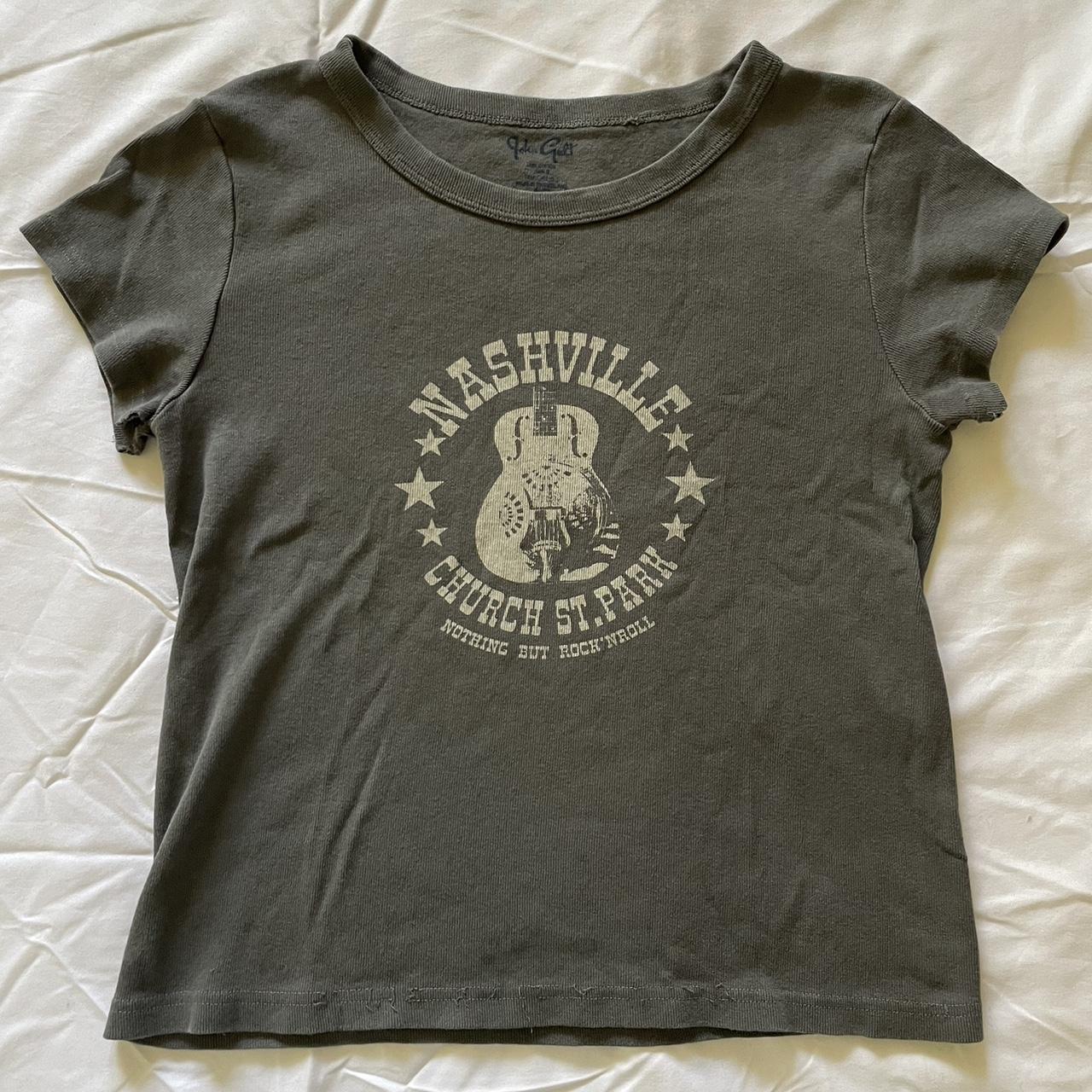 Brandy Melville Women's Grey Shirt Depop