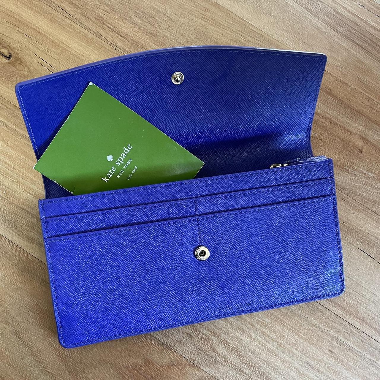 Kate Spade monster Liana wallet in royal purple . Depop