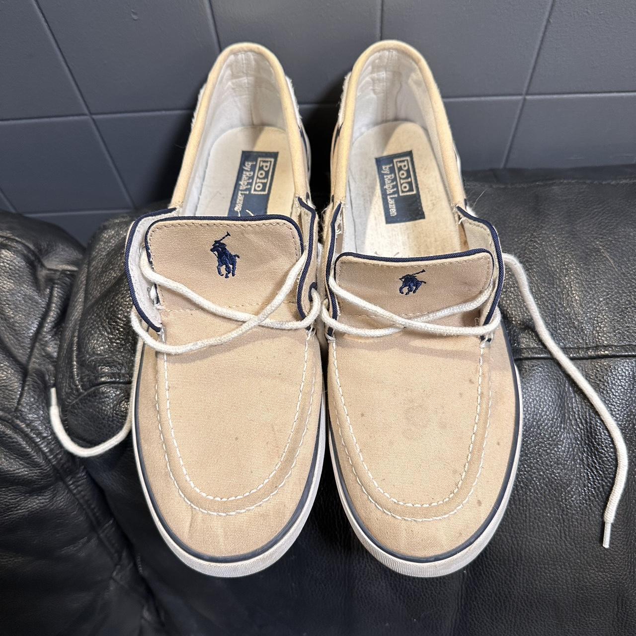 Lander Canvas Boat Shoes Ralph Lauren Polo Lightly... Depop