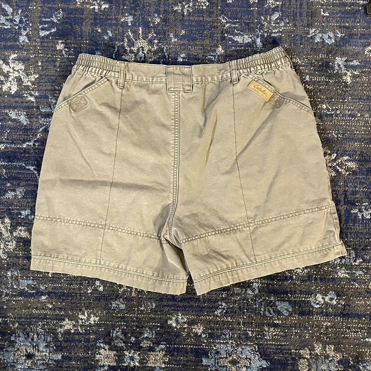 cabelas cargo shorts waist x length (outseam) 18 x... - Depop