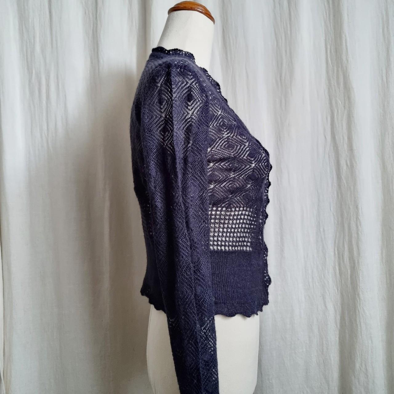 SHEER KNIT BUTTON CARDIGAN By Target Depop