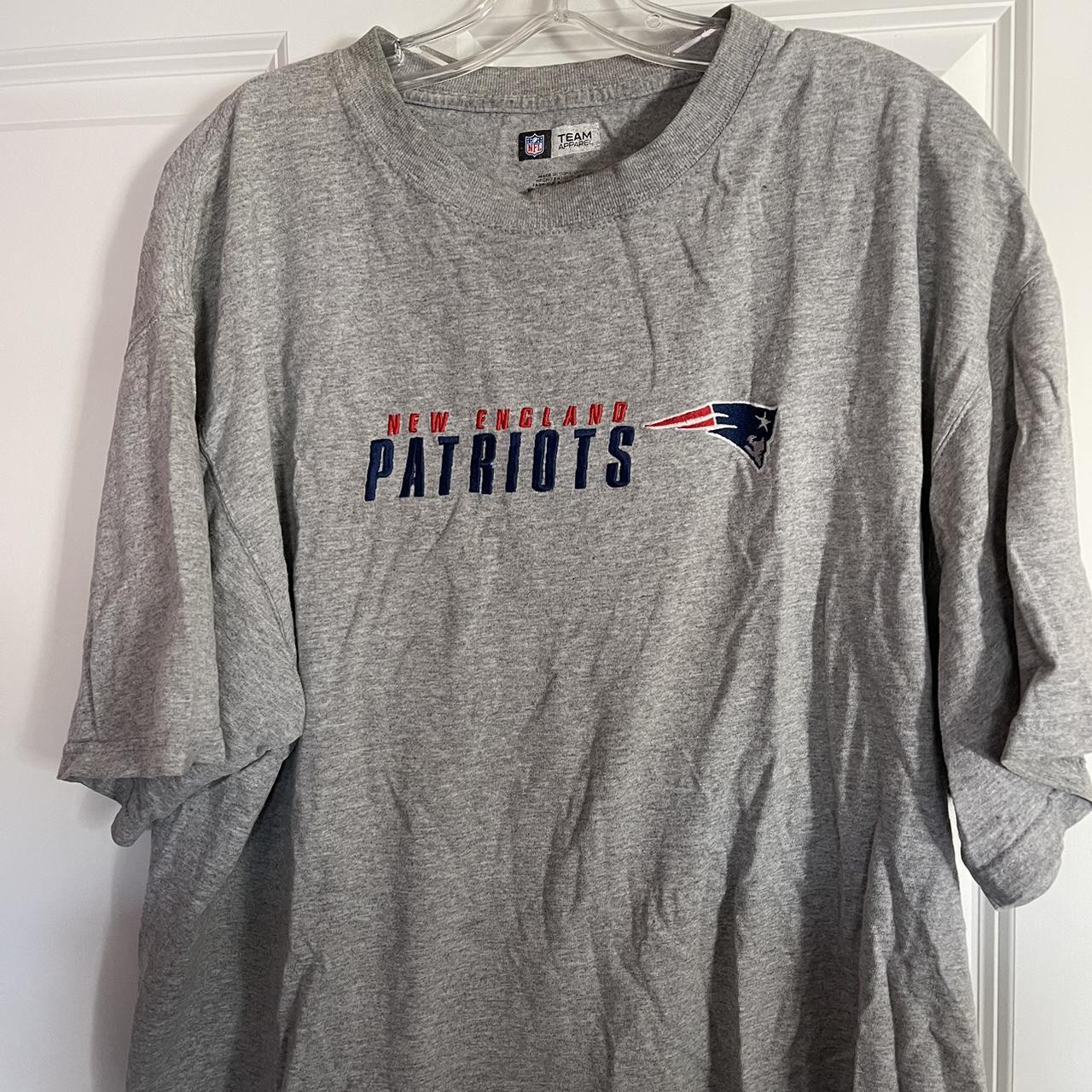 Vintage NFL New England Patriots Button Down Woven - Depop