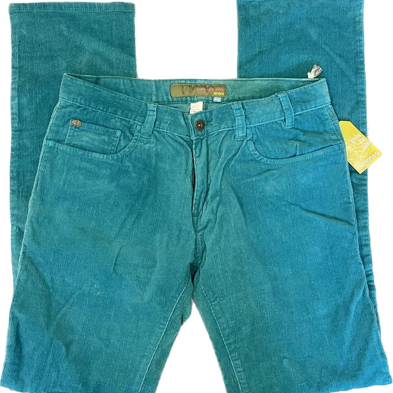 Teal best sale corduroy pants